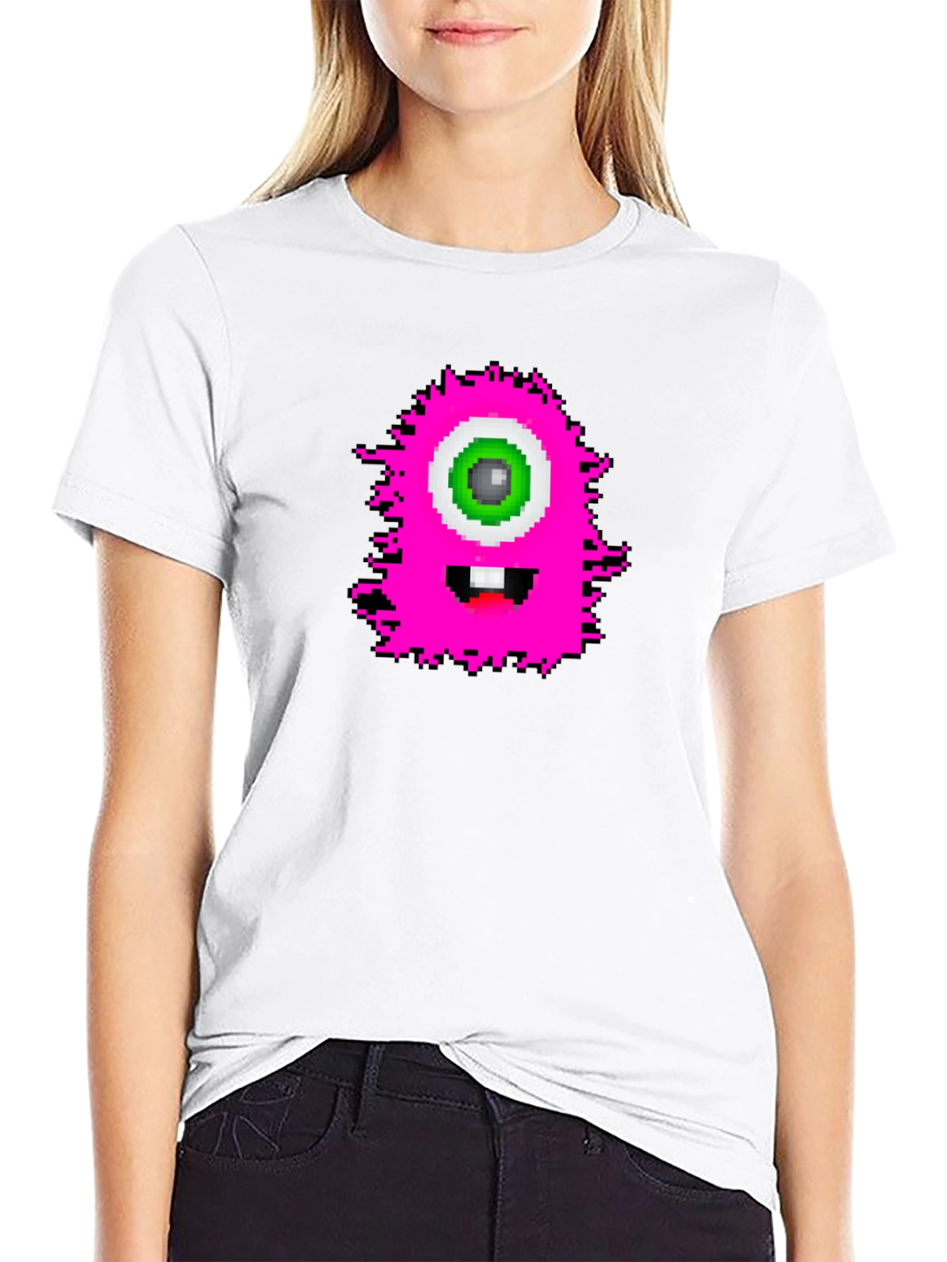 Pixel Monster Graphic T-Shirt - Fun & Unique!