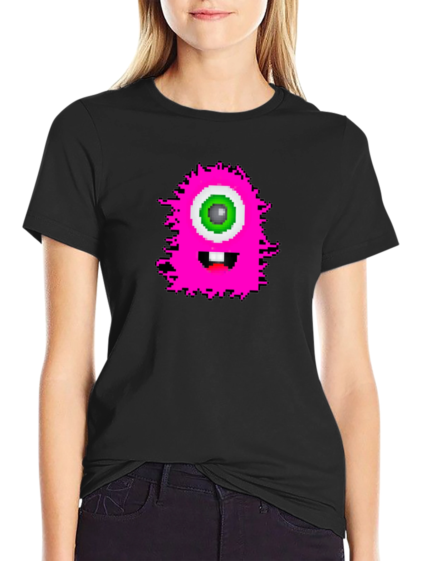 Pixel Monster Graphic T-Shirt - Fun & Unique!
