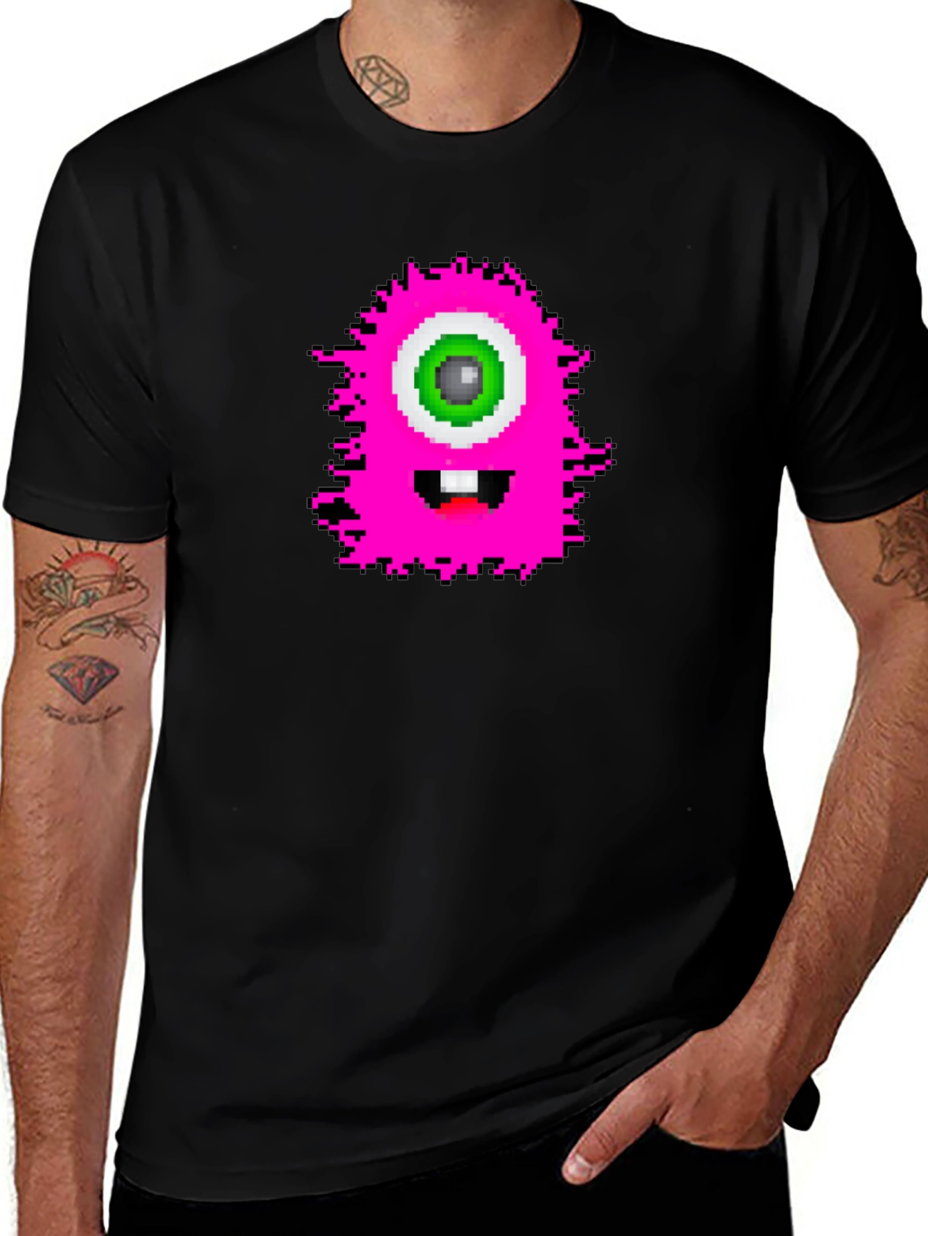 Pixel Monster Graphic T-Shirt - Fun & Unique!