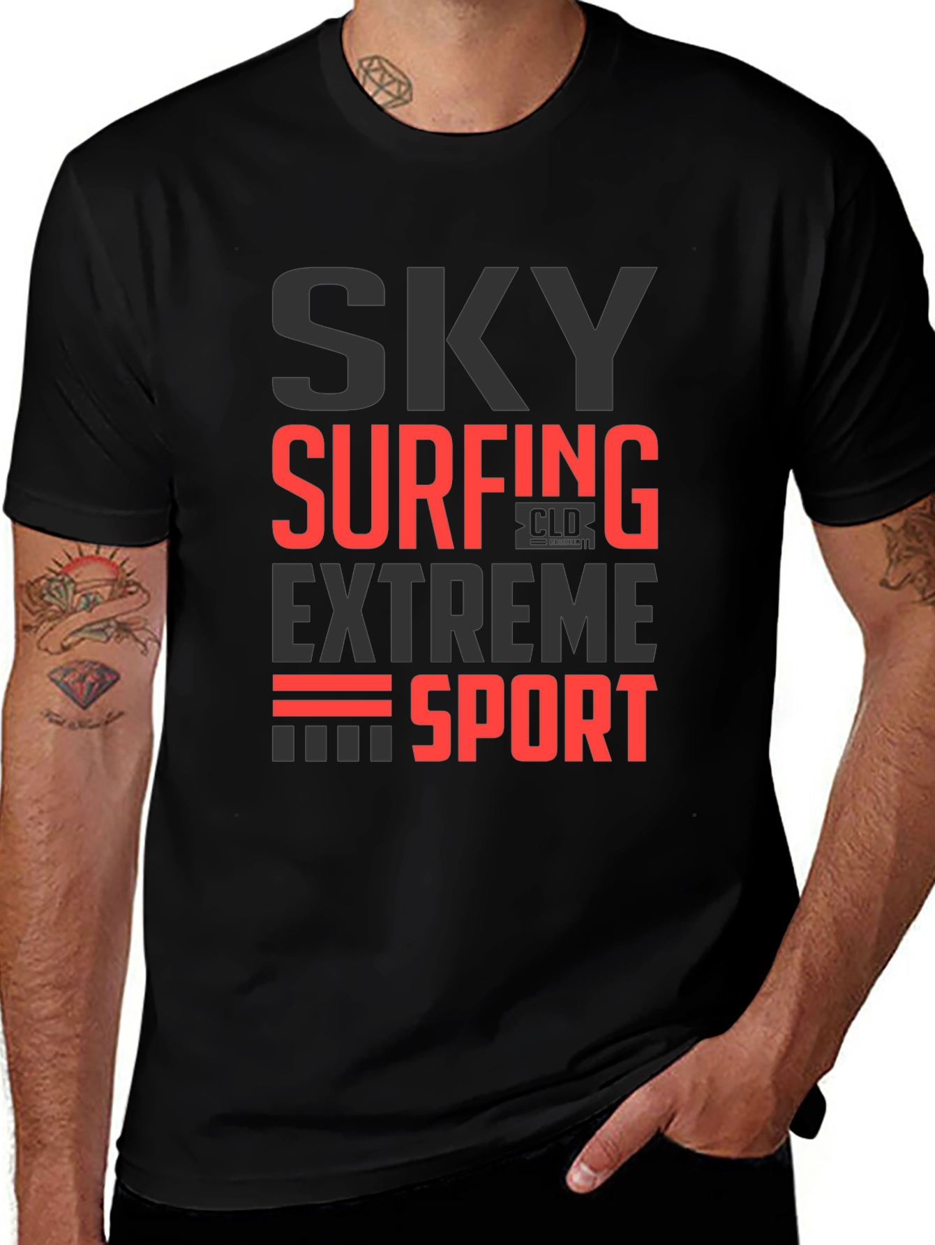 Sky Surfing Extreme Sport Graphic Tee