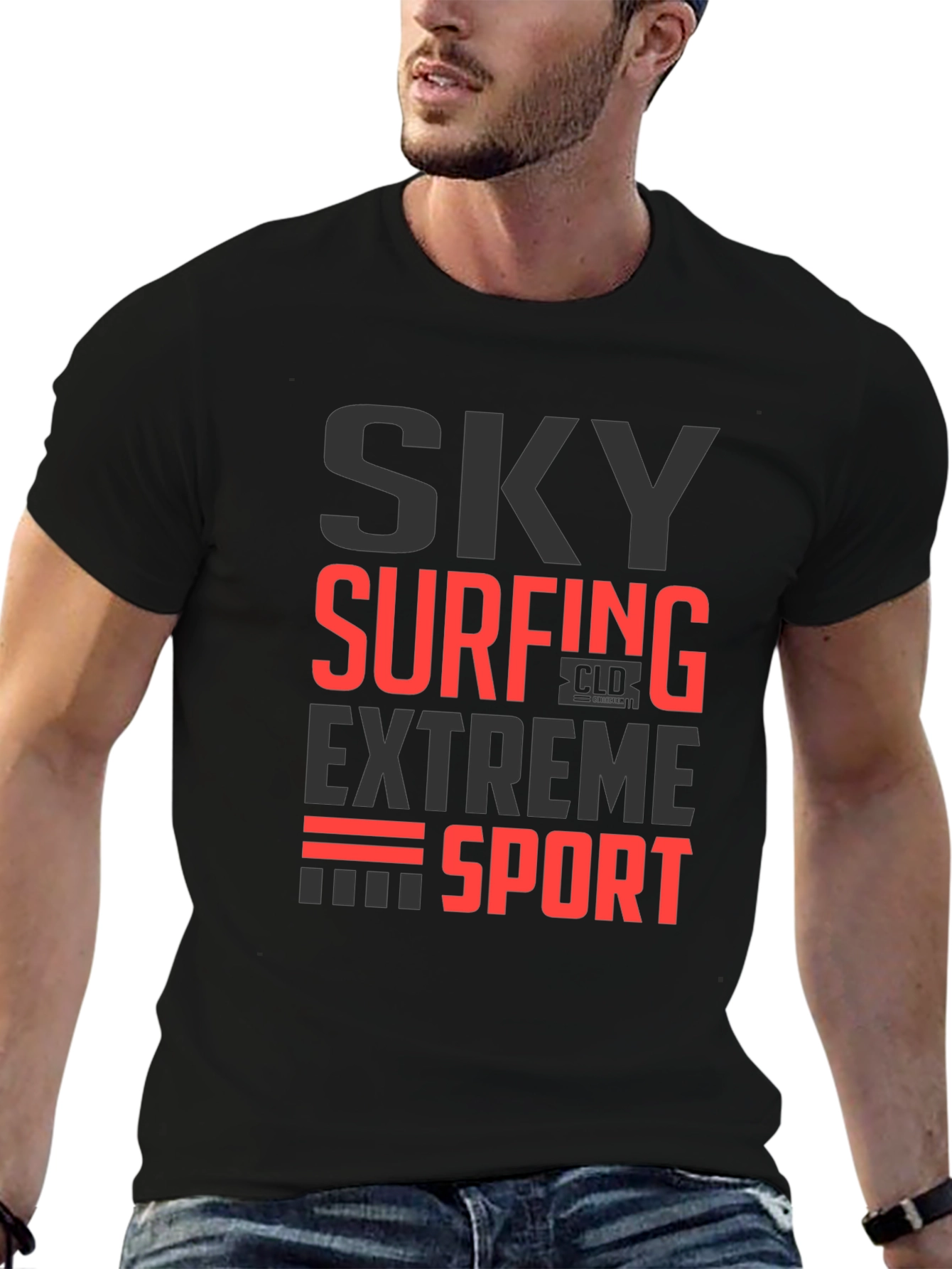 Sky Surfing Extreme Sport Graphic Tee