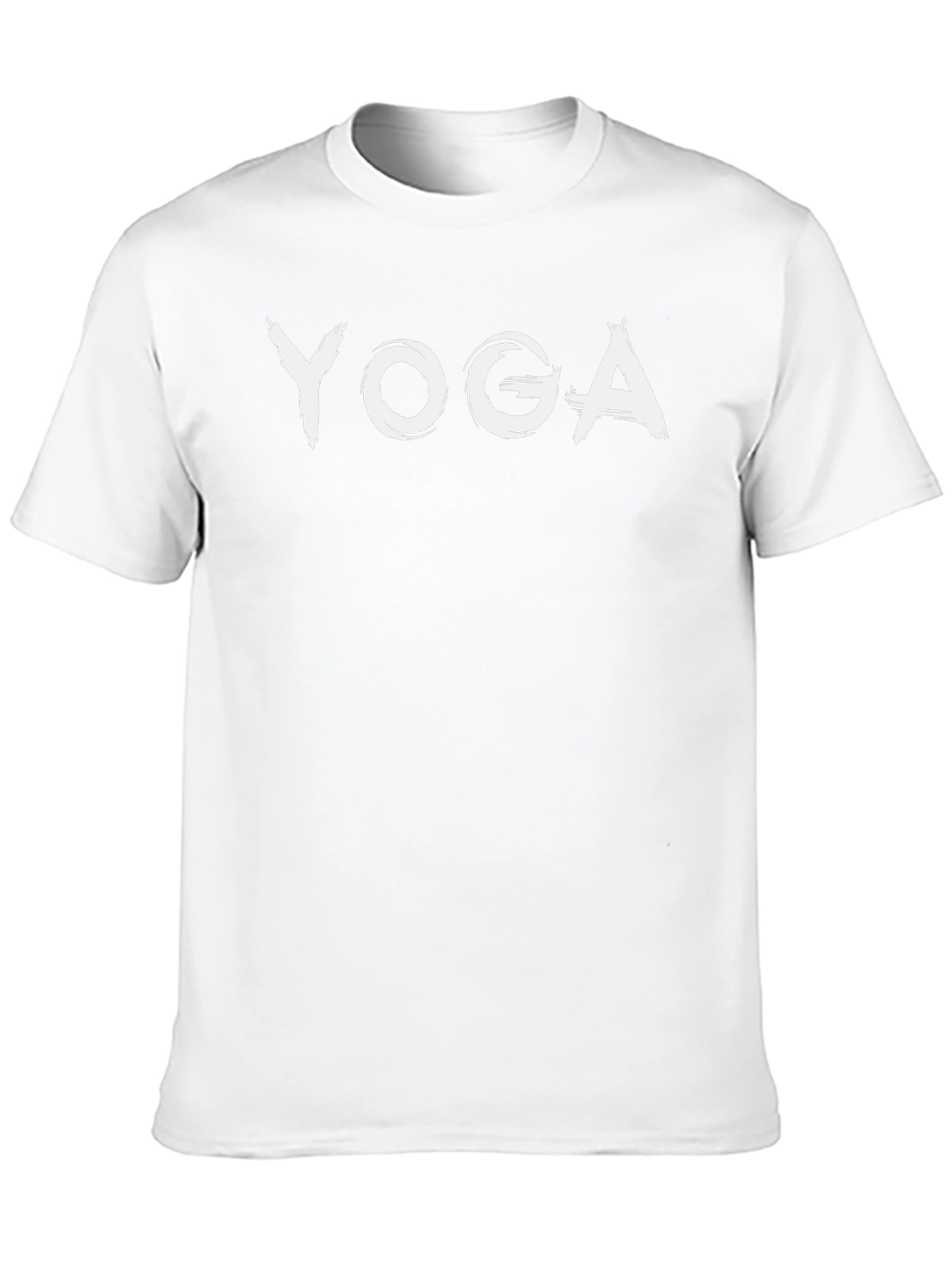 Mens Black Yoga Graphic Tee - Stylish Comfort