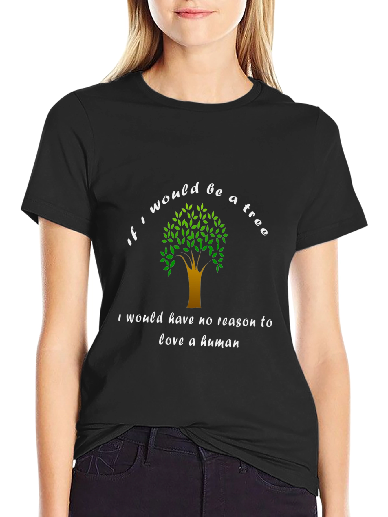 Tree Lover Graphic Tee - Unisex Black T-Shirt