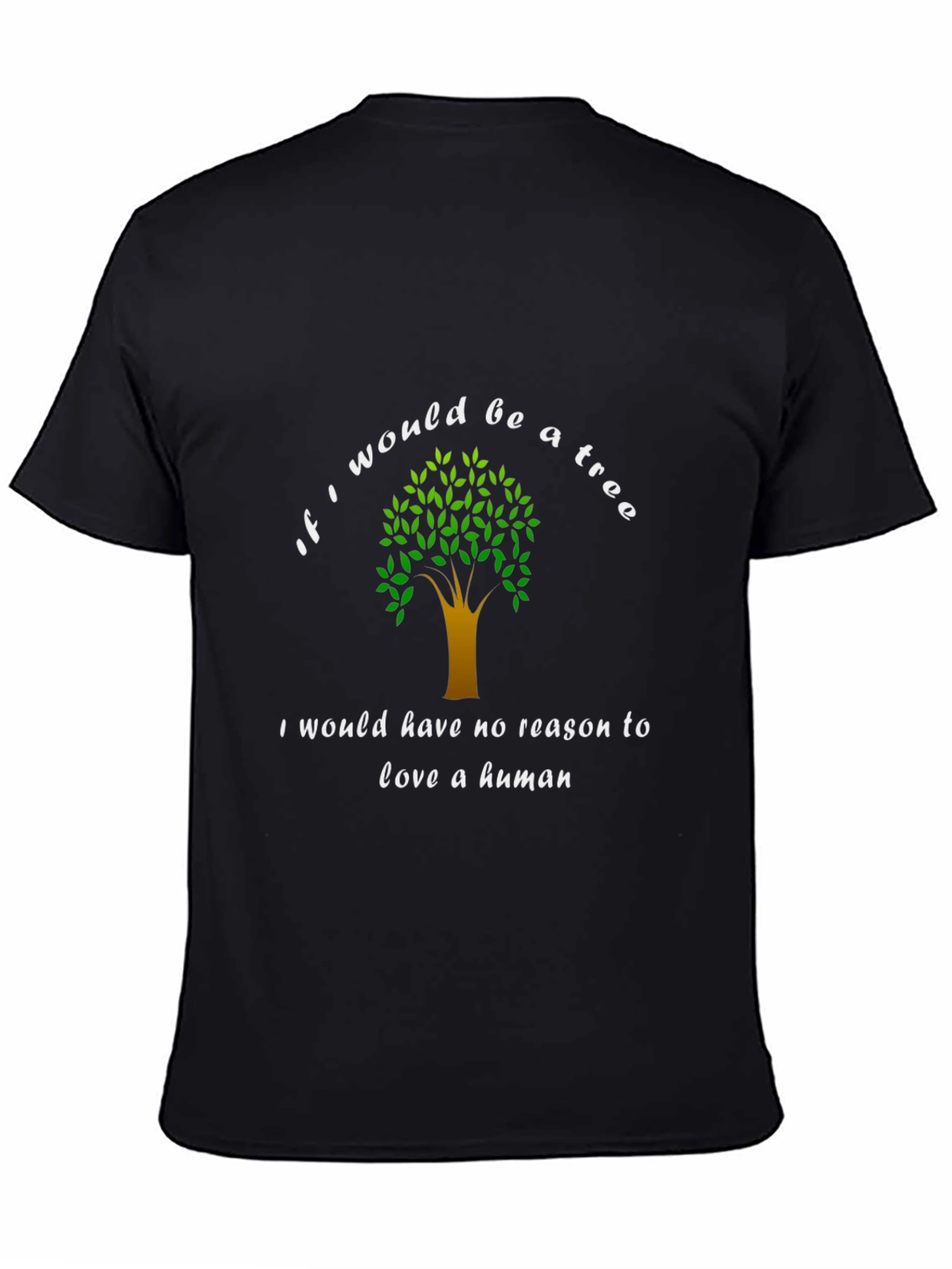 Tree Lover Graphic Tee - Unisex Black T-Shirt