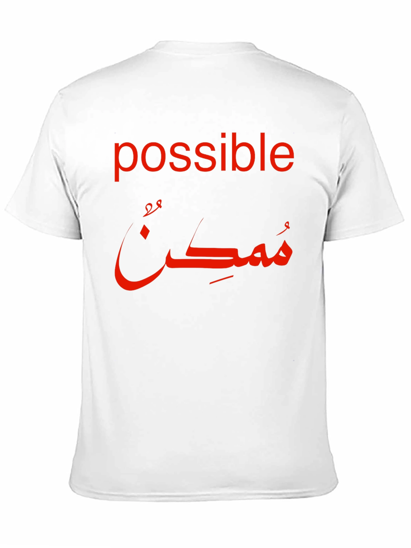 Possible Arabic Calligraphy Black T-Shirt