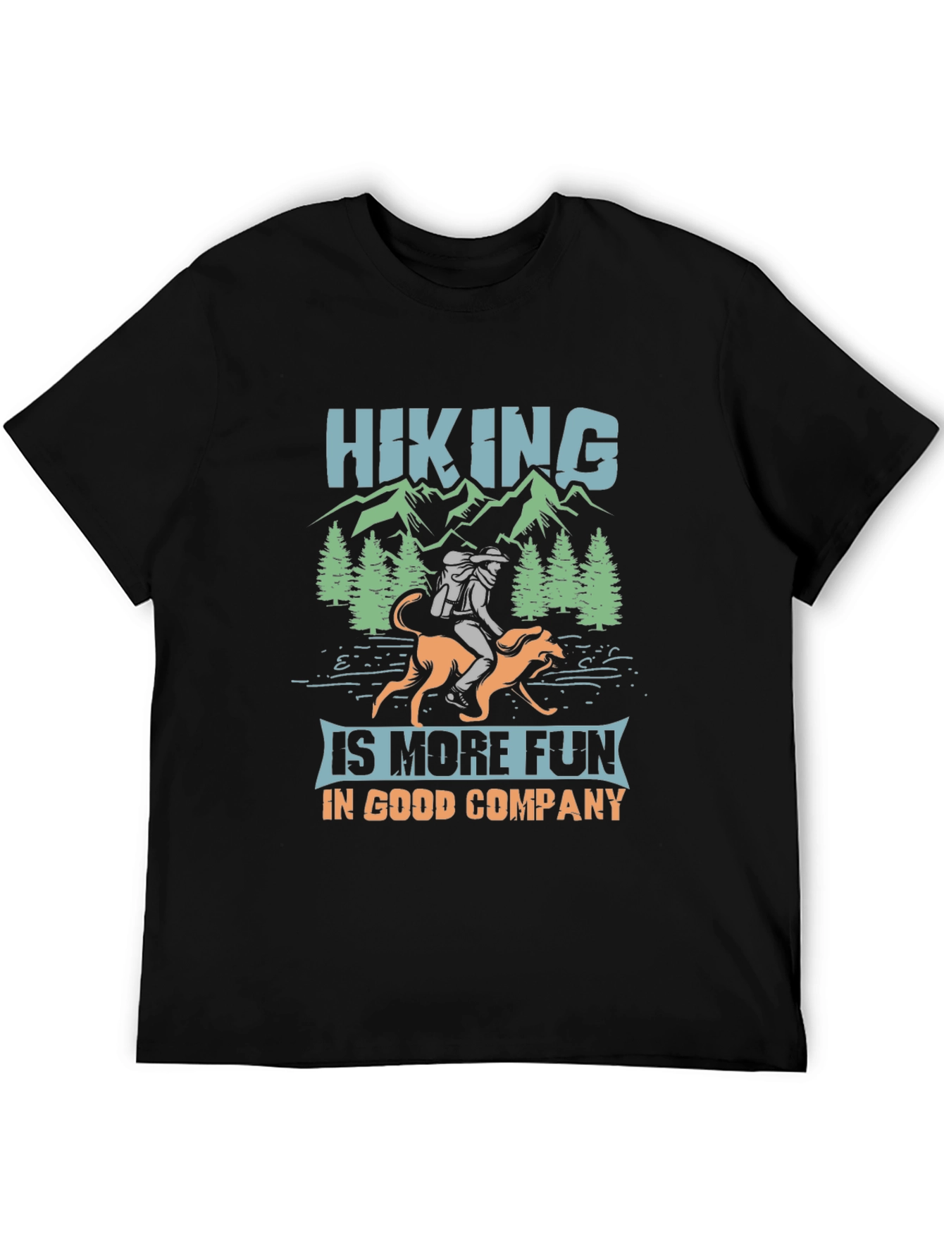 Hiking with Dog T-Shirt - Good Company Adventure Tee