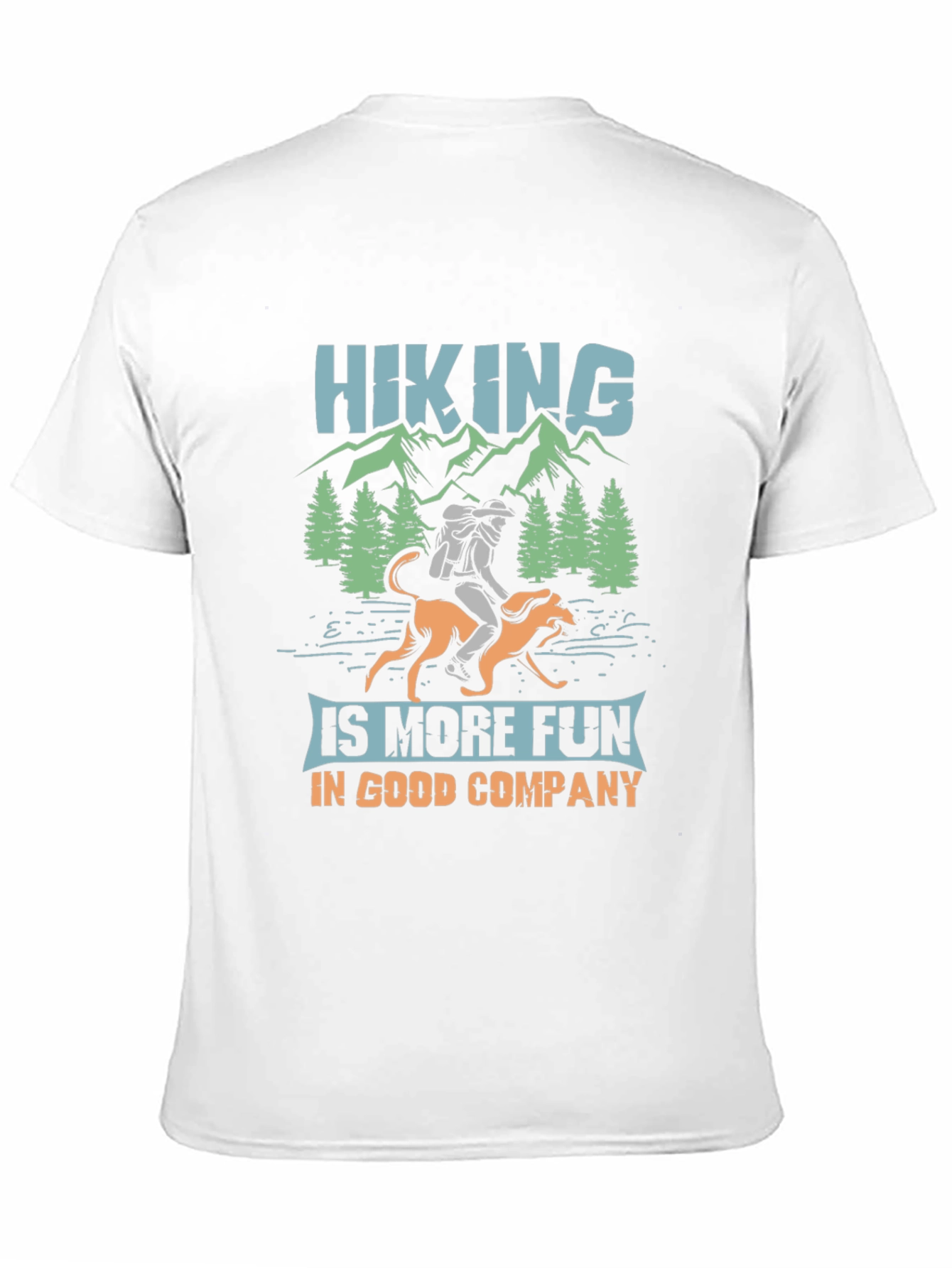 Hiking with Dog T-Shirt - Good Company Adventure Tee