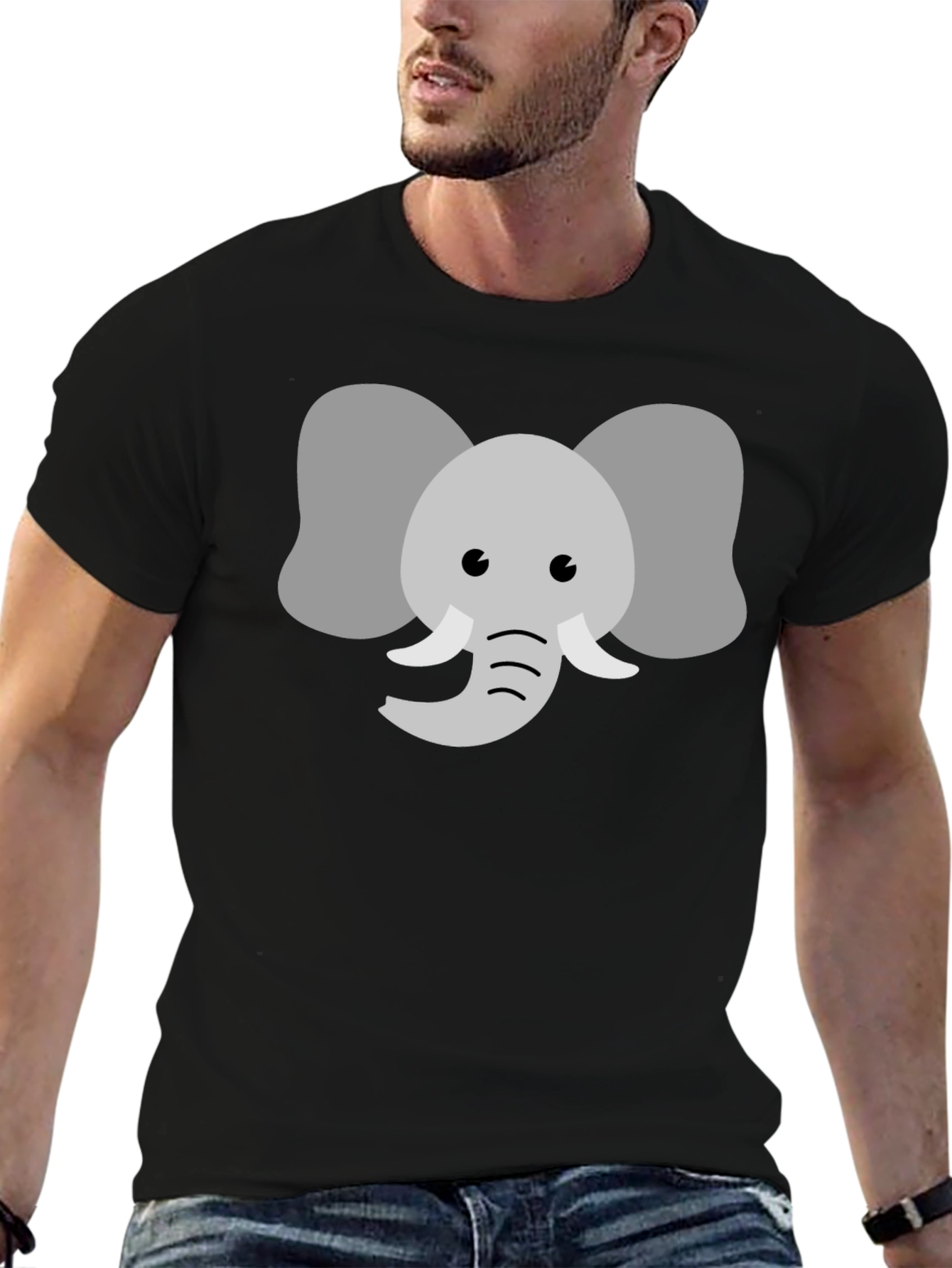 Elephant Graphic Tee - Soft Cotton Comfort