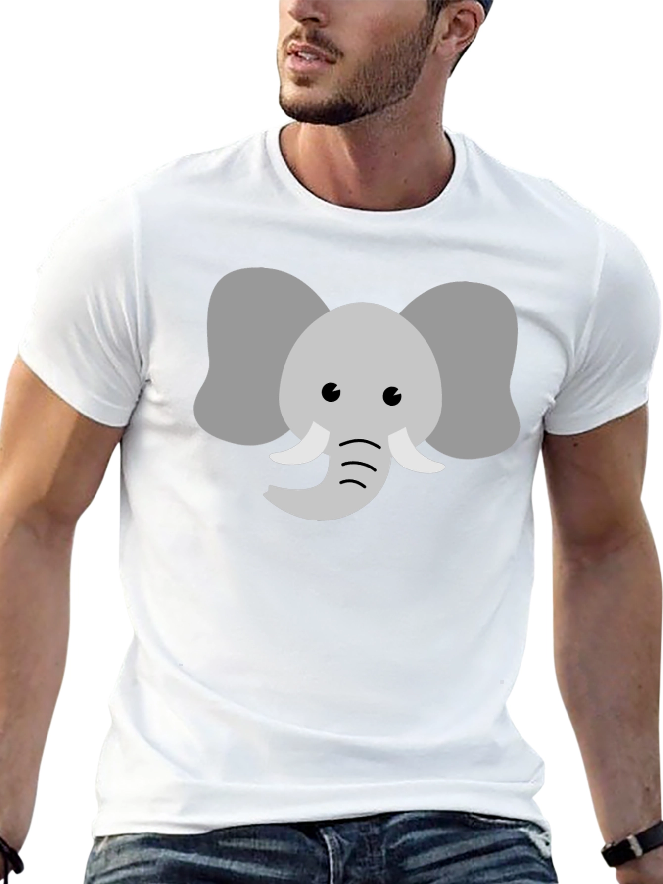 Elephant Graphic Tee - Soft Cotton Comfort