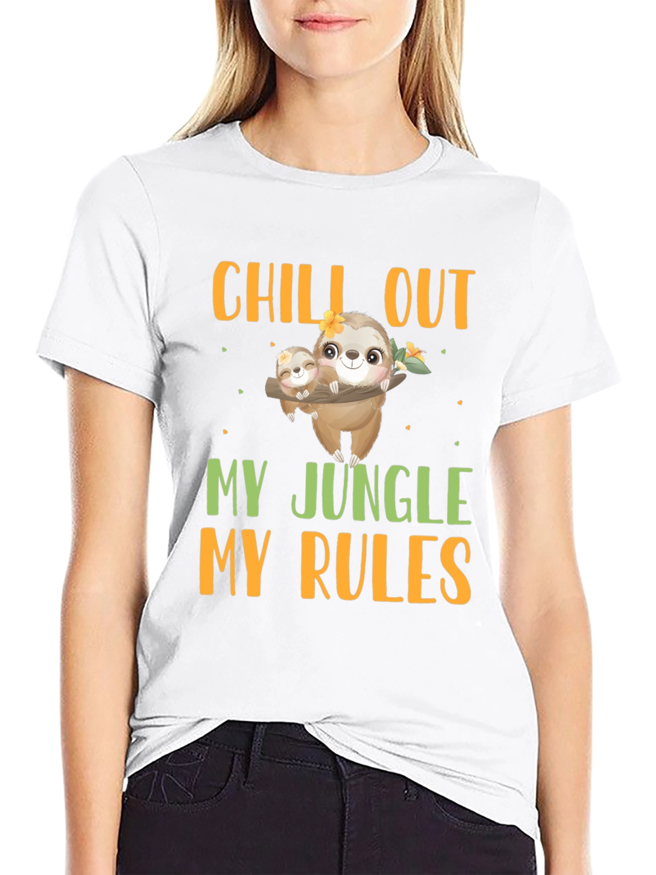 Chill Out Sloth T-Shirt - Jungle Rules