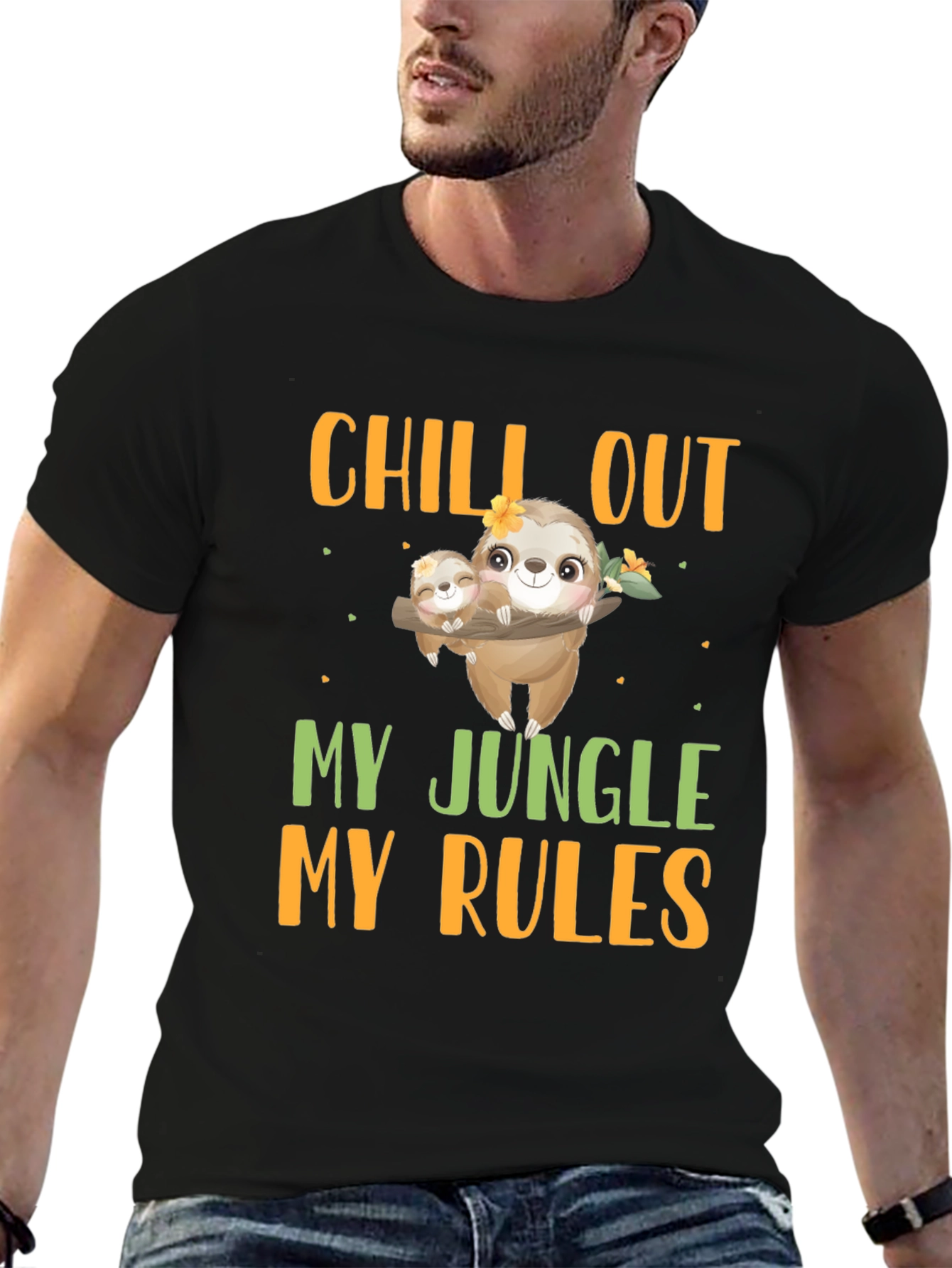 Chill Out Sloth T-Shirt - Jungle Rules
