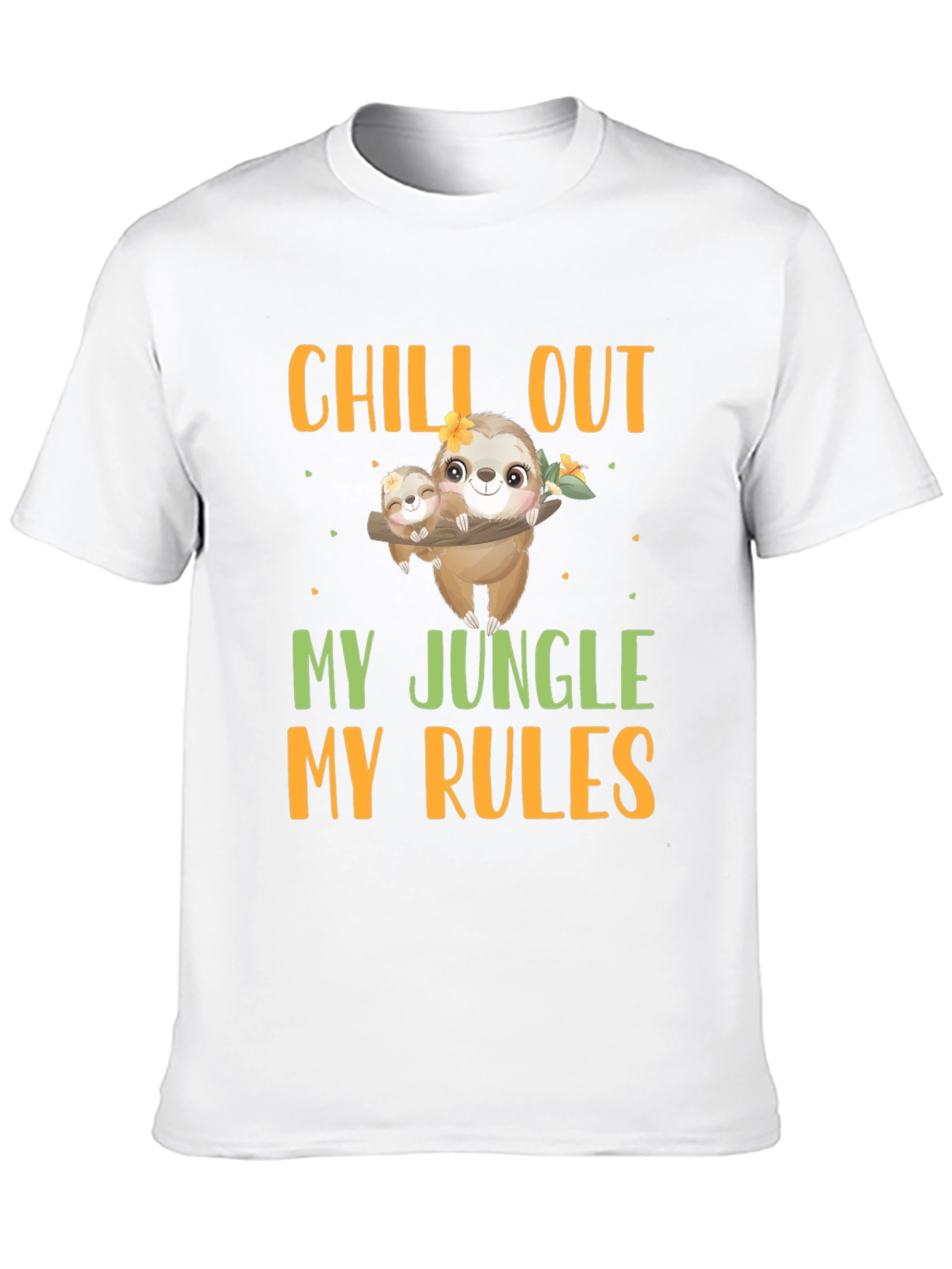 Chill Out Sloth T-Shirt - Jungle Rules