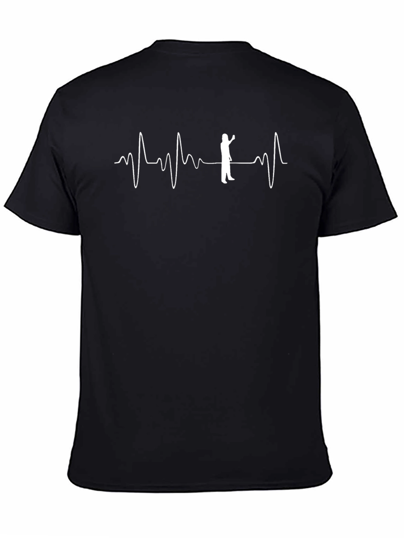 Painter Heartbeat T-Shirt - Black