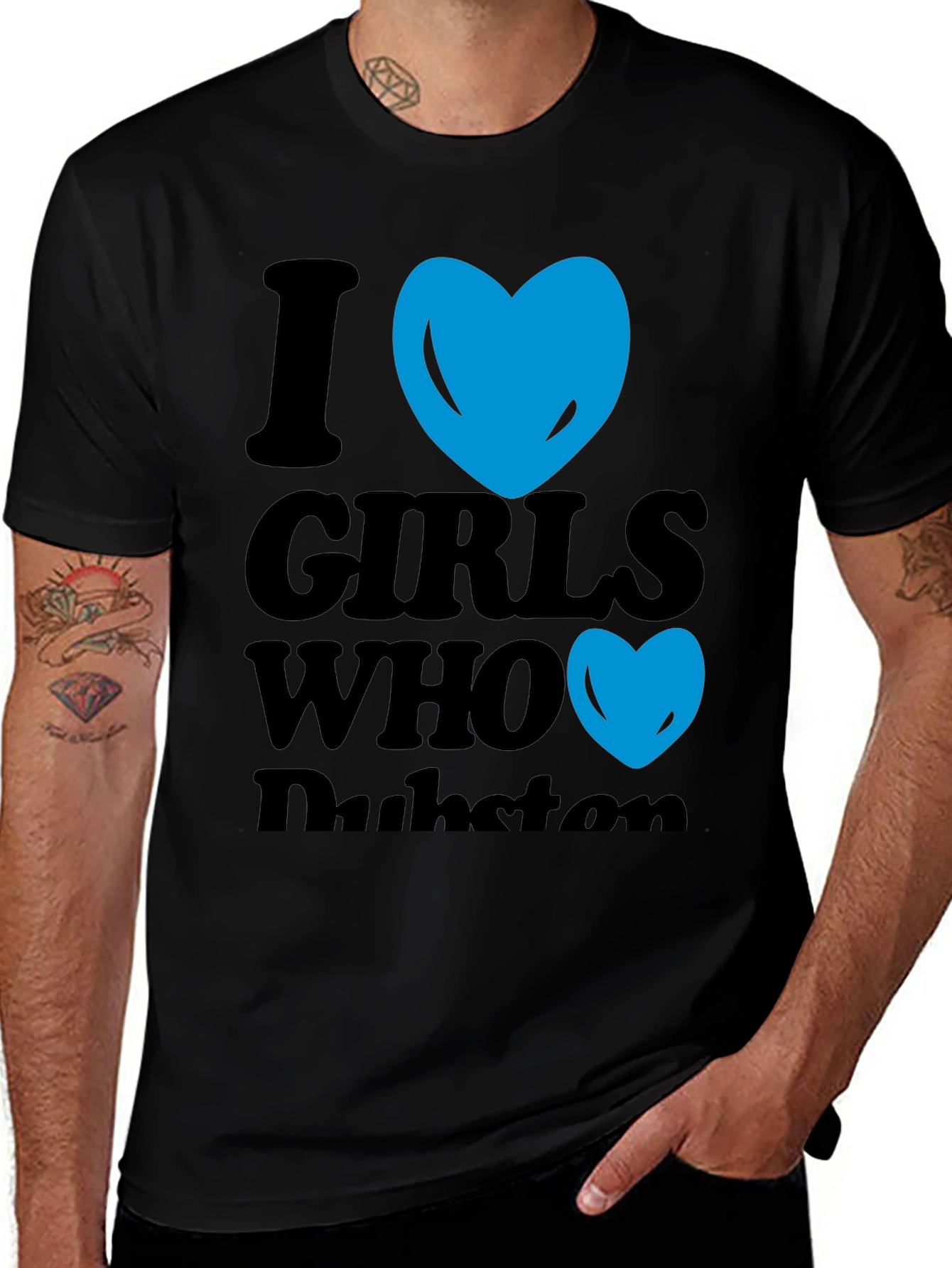 I Heart Girls Who Dubstep T-Shirt