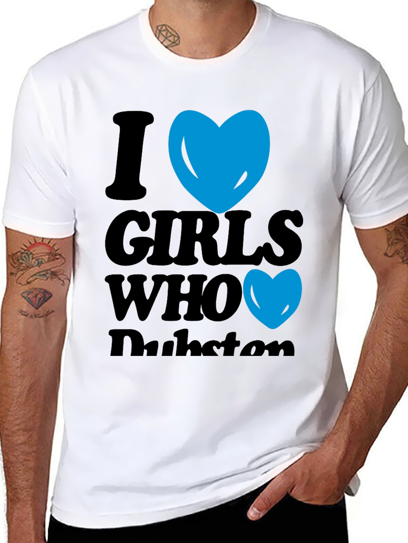 I Heart Girls Who Dubstep T-Shirt