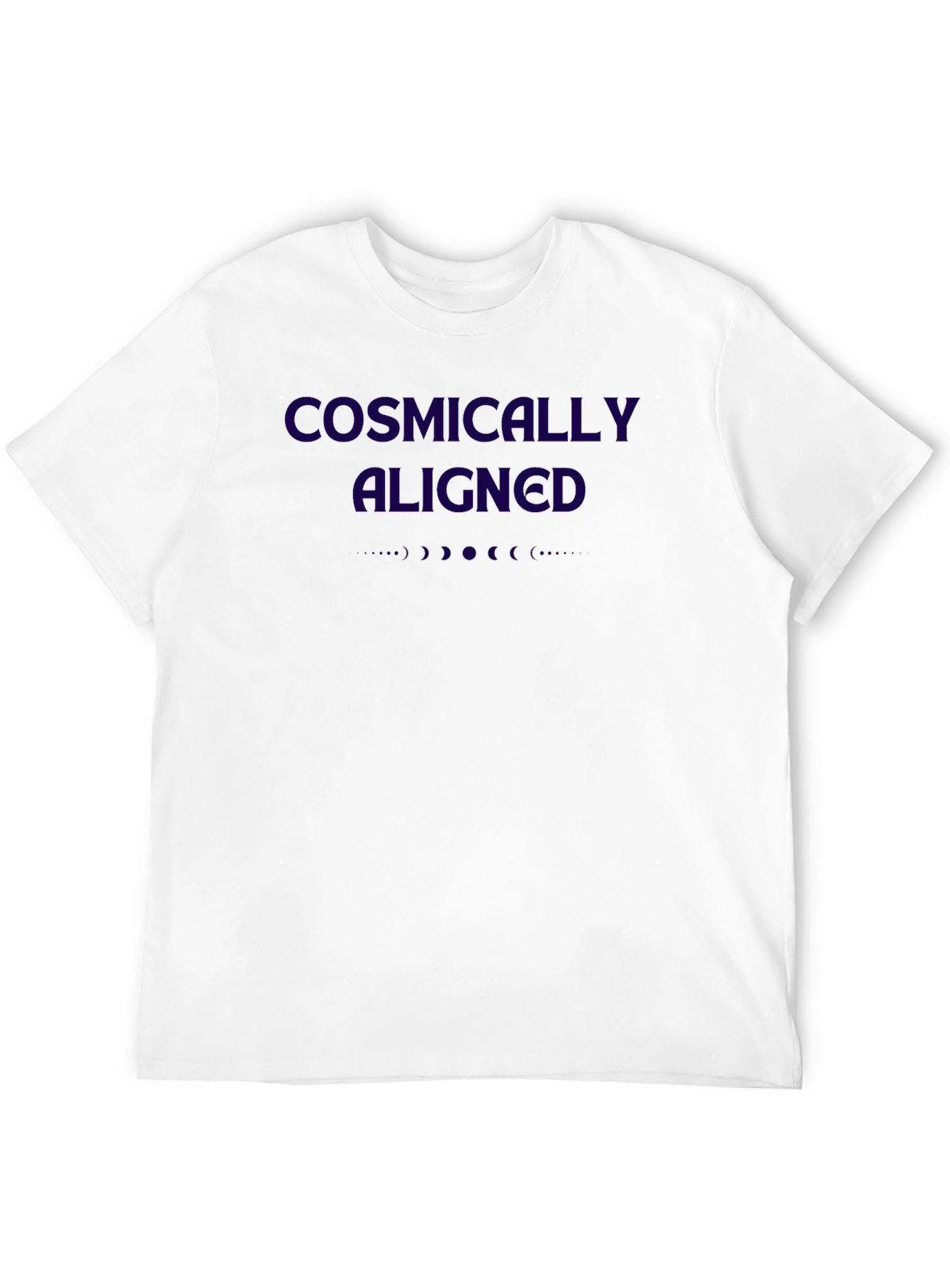 Cosmically Aligned Black Graphic Tee