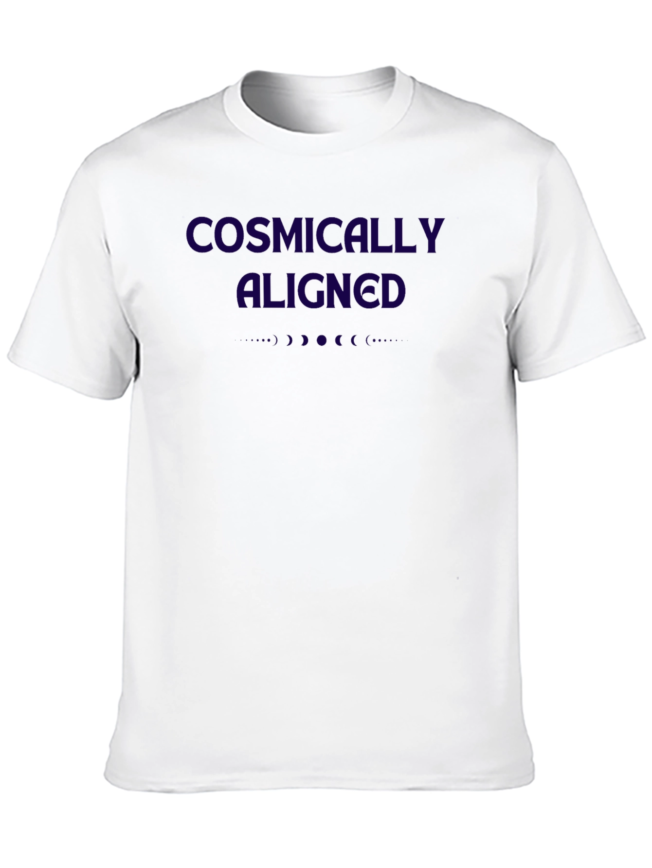 Cosmically Aligned Black Graphic Tee