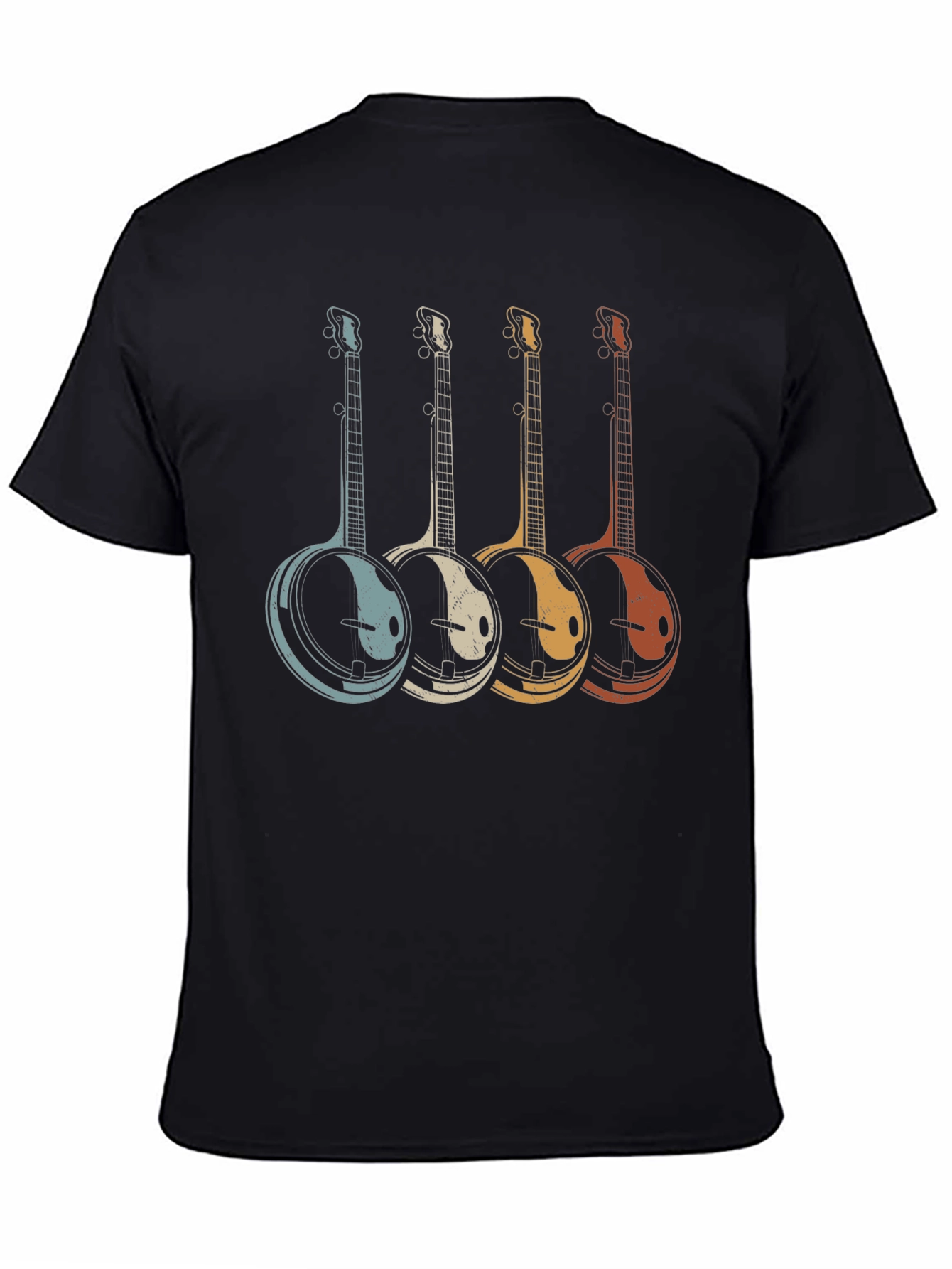 Retro Banjo T-Shirt - Musician Tee