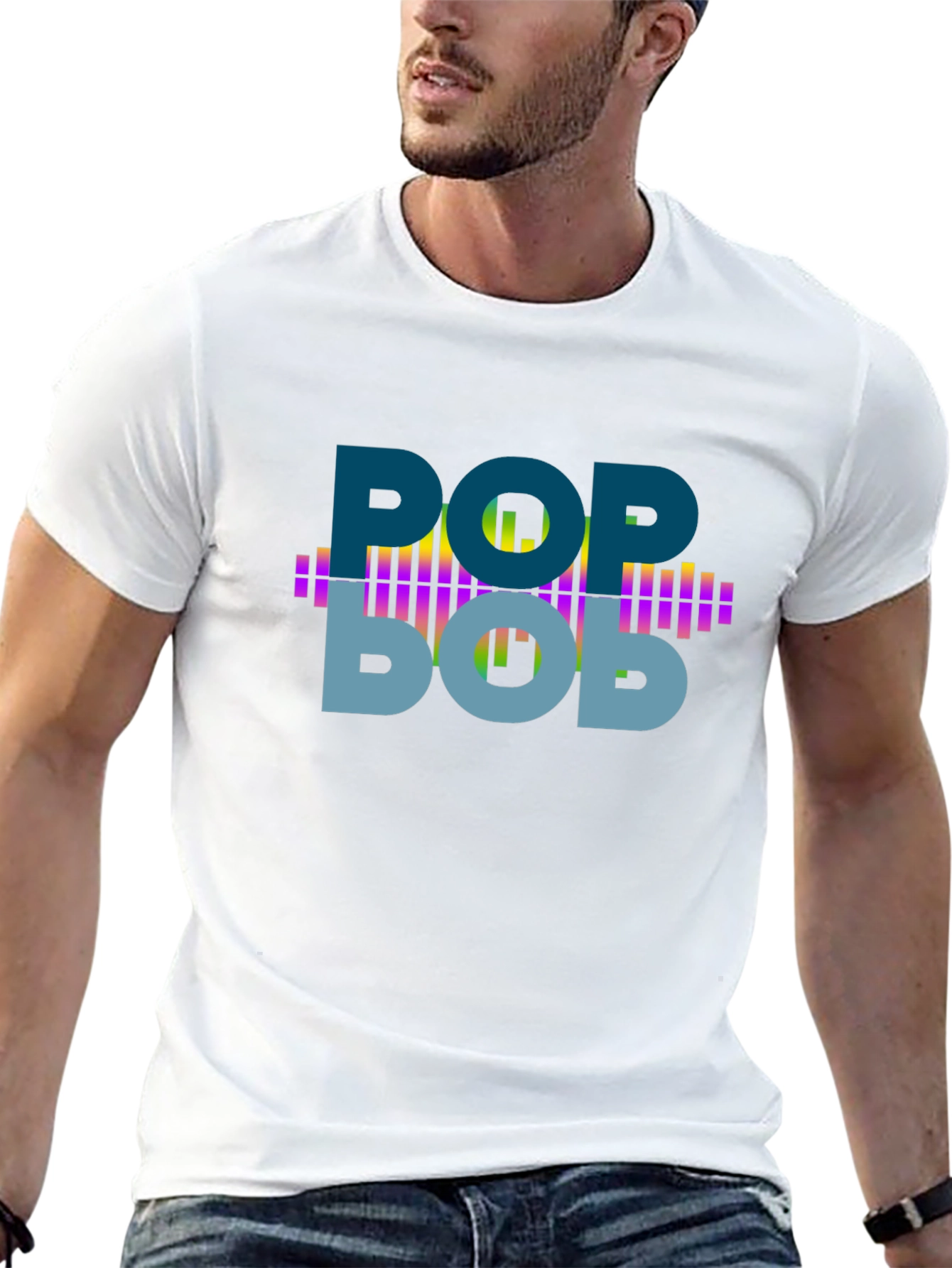 Pop Bob Graphic T-Shirt - Trendy Music Lover Tee