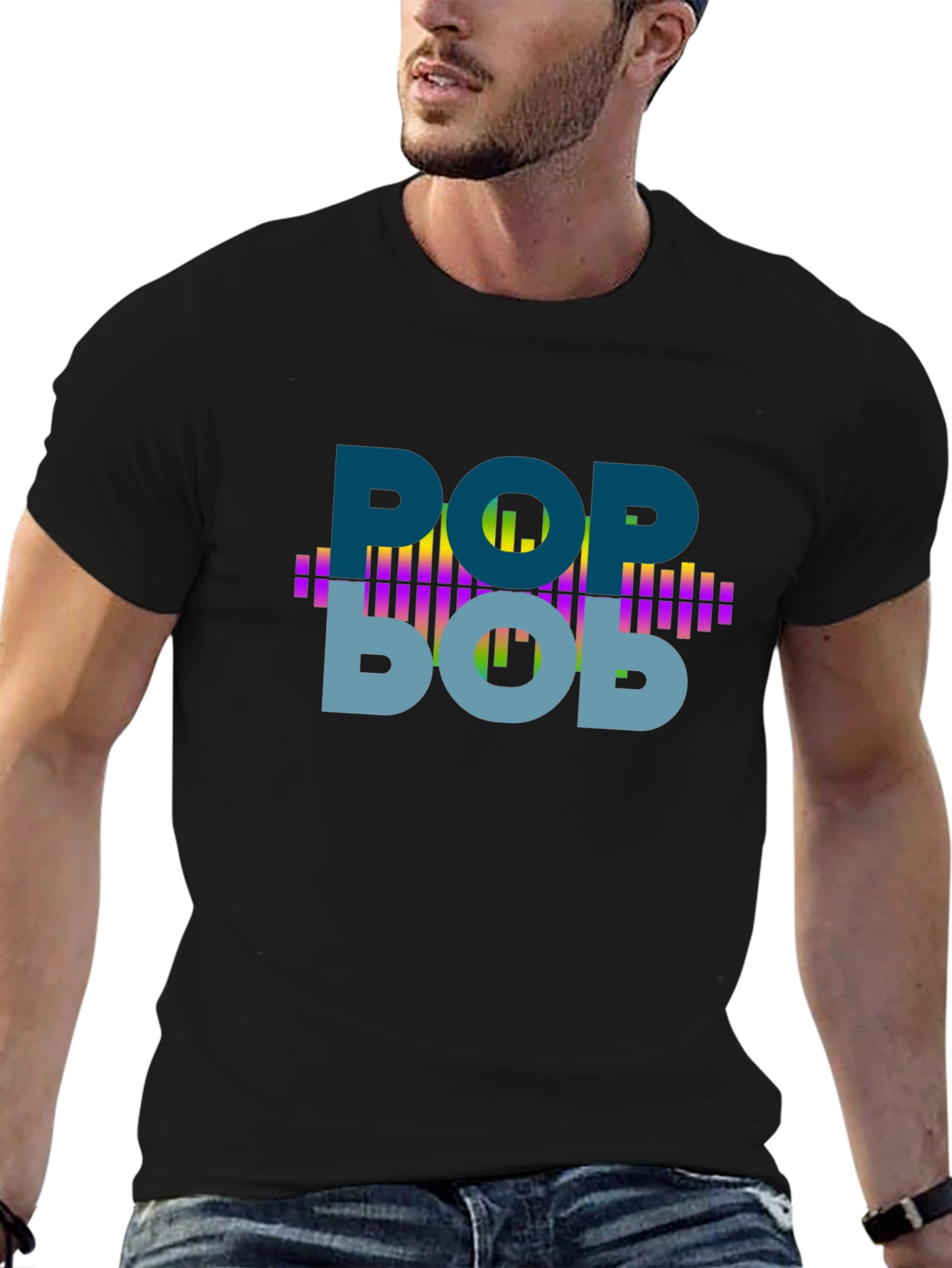 Pop Bob Graphic T-Shirt - Trendy Music Lover Tee