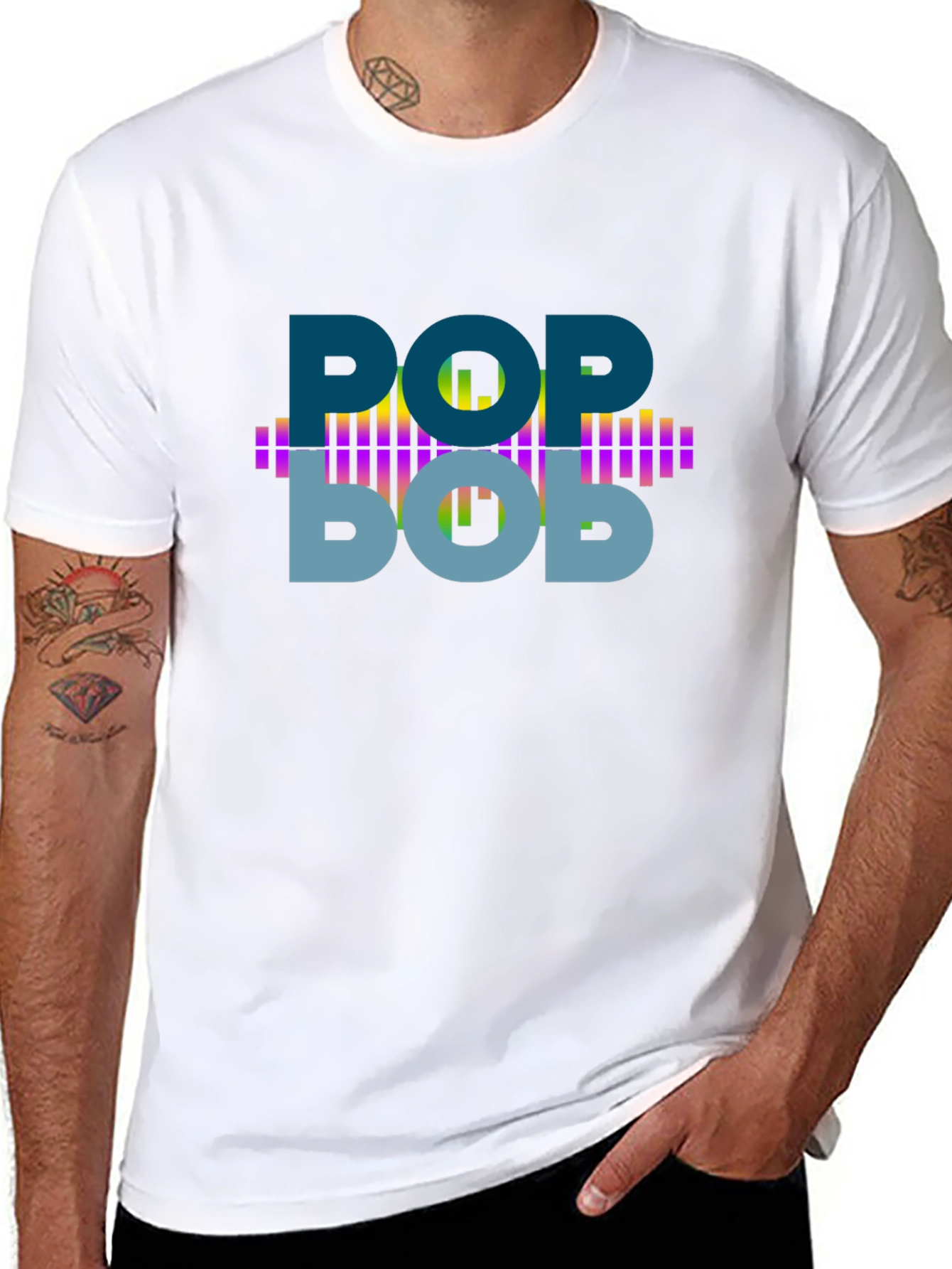 Pop Bob Graphic T-Shirt - Trendy Music Lover Tee