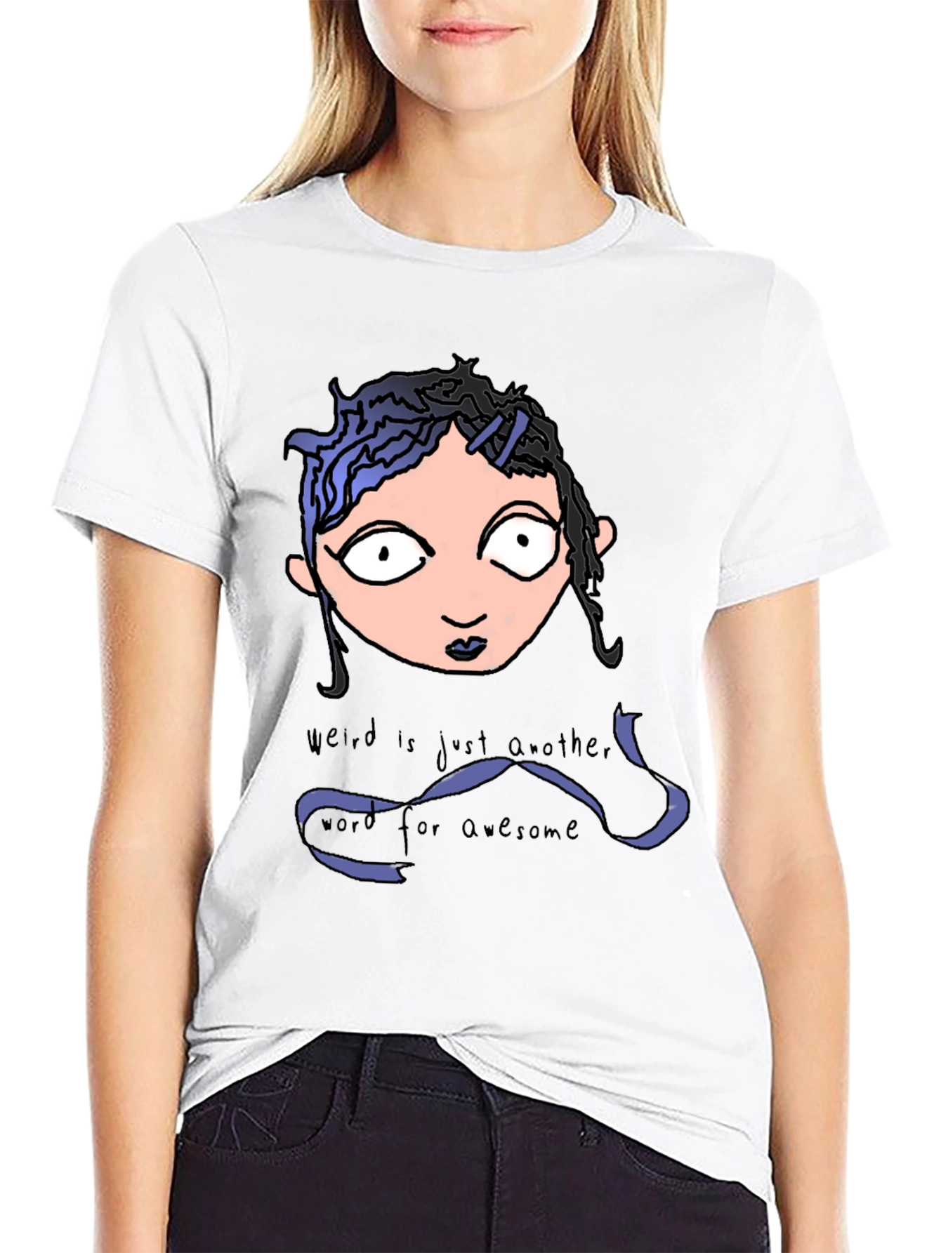 Weird is Awesome Graphic T-Shirt