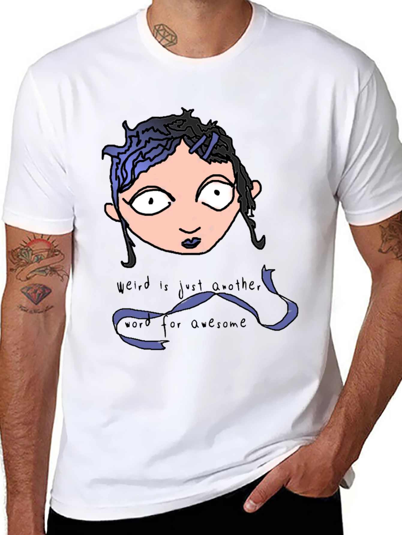 Weird is Awesome Graphic T-Shirt