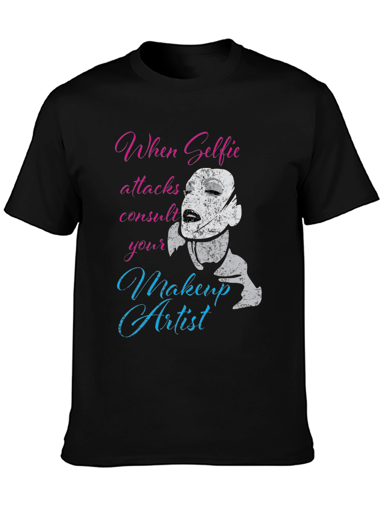 Funny Makeup Artist Graphic Tee