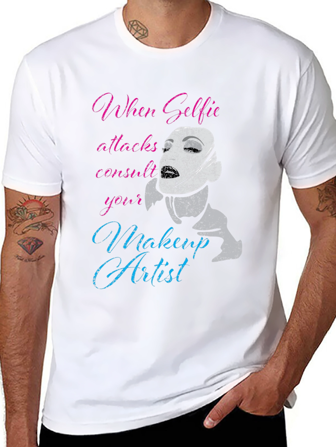 Funny Makeup Artist Graphic Tee
