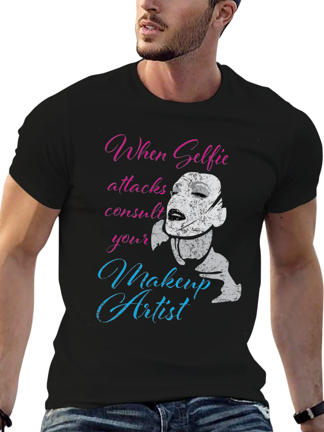 Funny Makeup Artist Graphic Tee