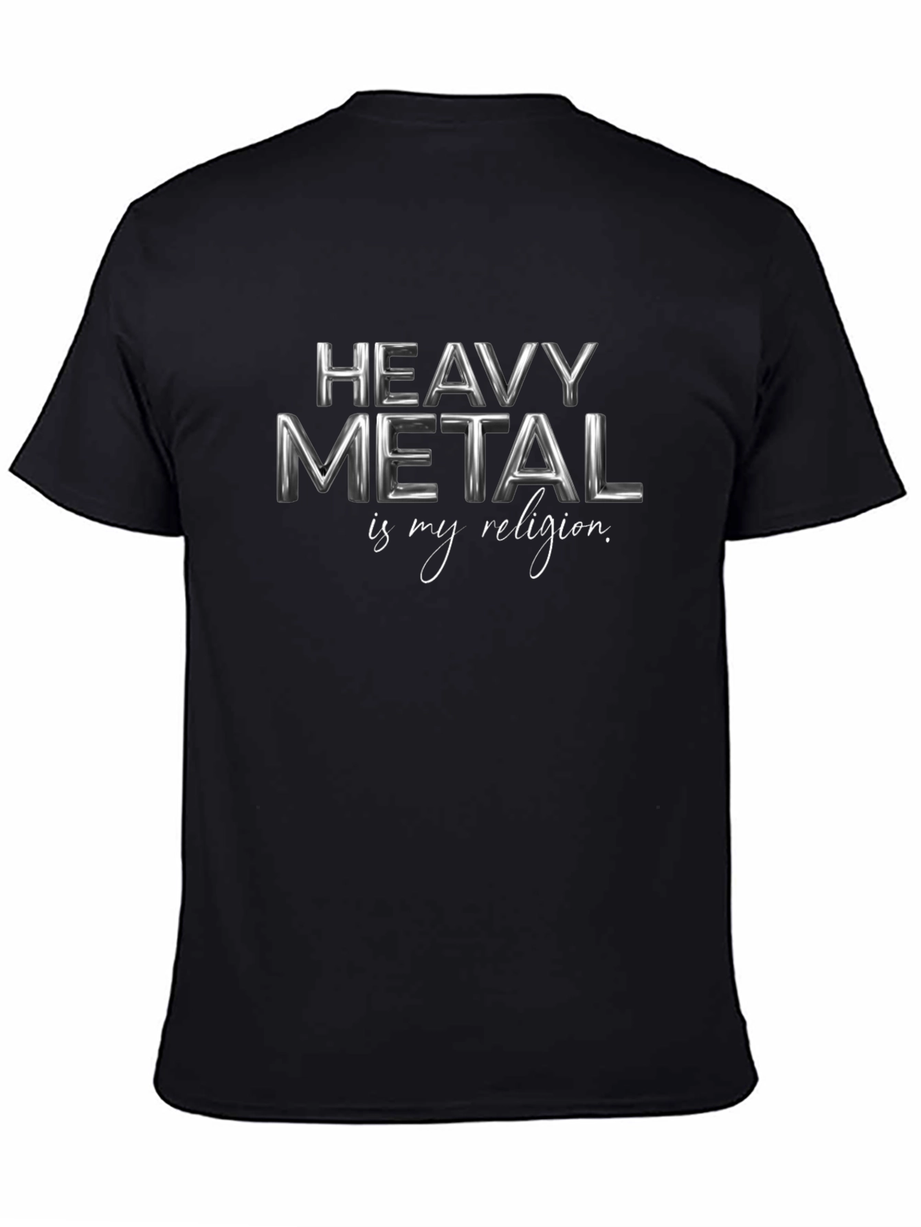 Heavy Metal is My Religion Black T-Shirt