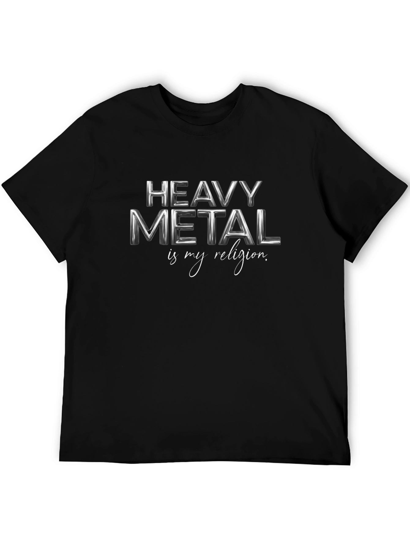 Heavy Metal is My Religion Black T-Shirt