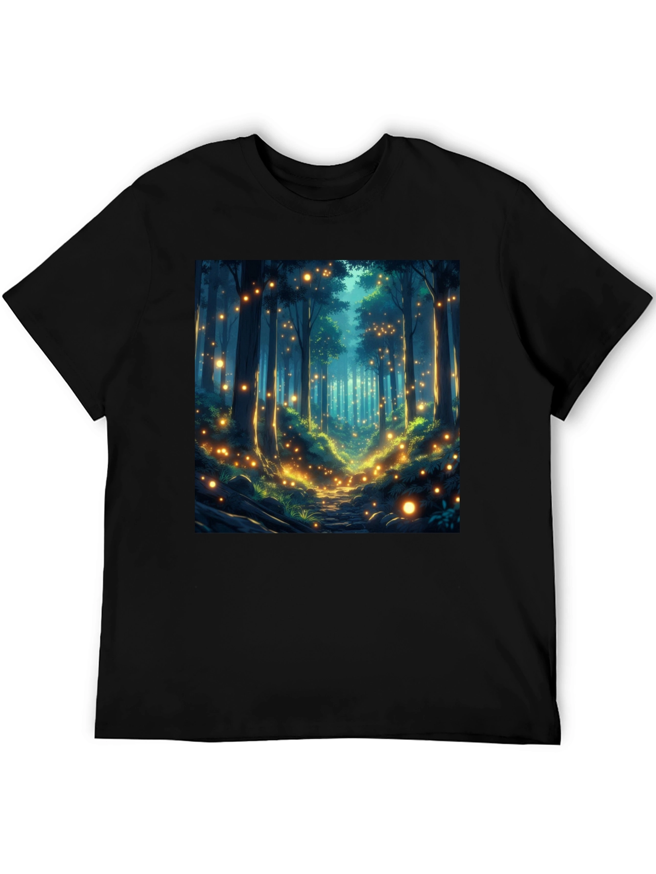 Enchanted Forest T-Shirt - Mystical Woodland Design