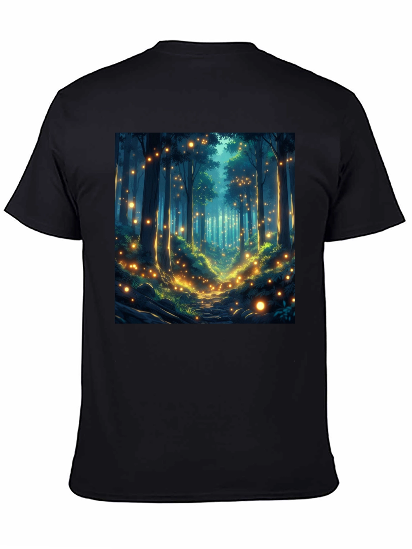 Enchanted Forest T-Shirt - Mystical Woodland Design