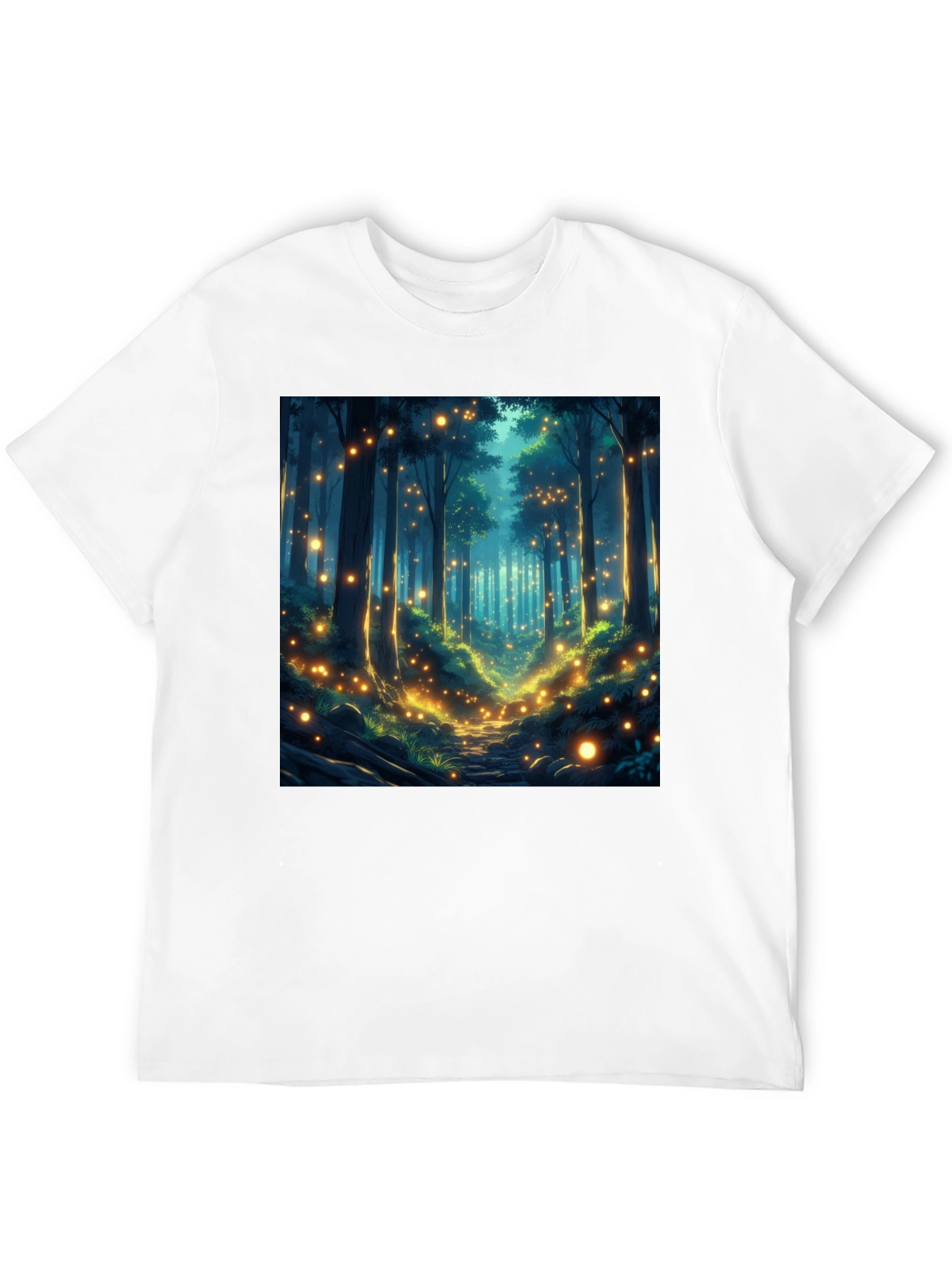 Enchanted Forest T-Shirt - Mystical Woodland Design