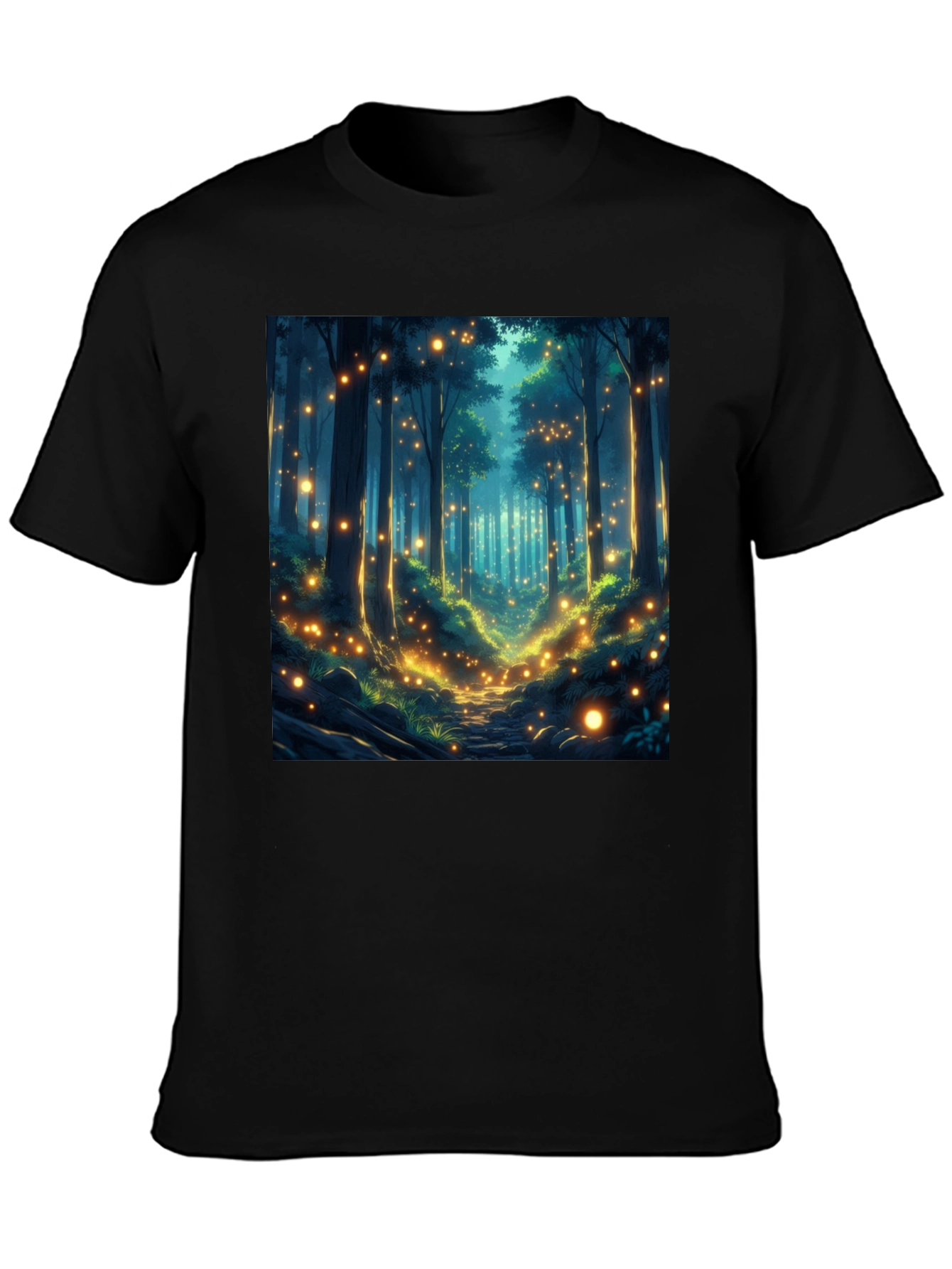 Enchanted Forest T-Shirt - Mystical Woodland Design