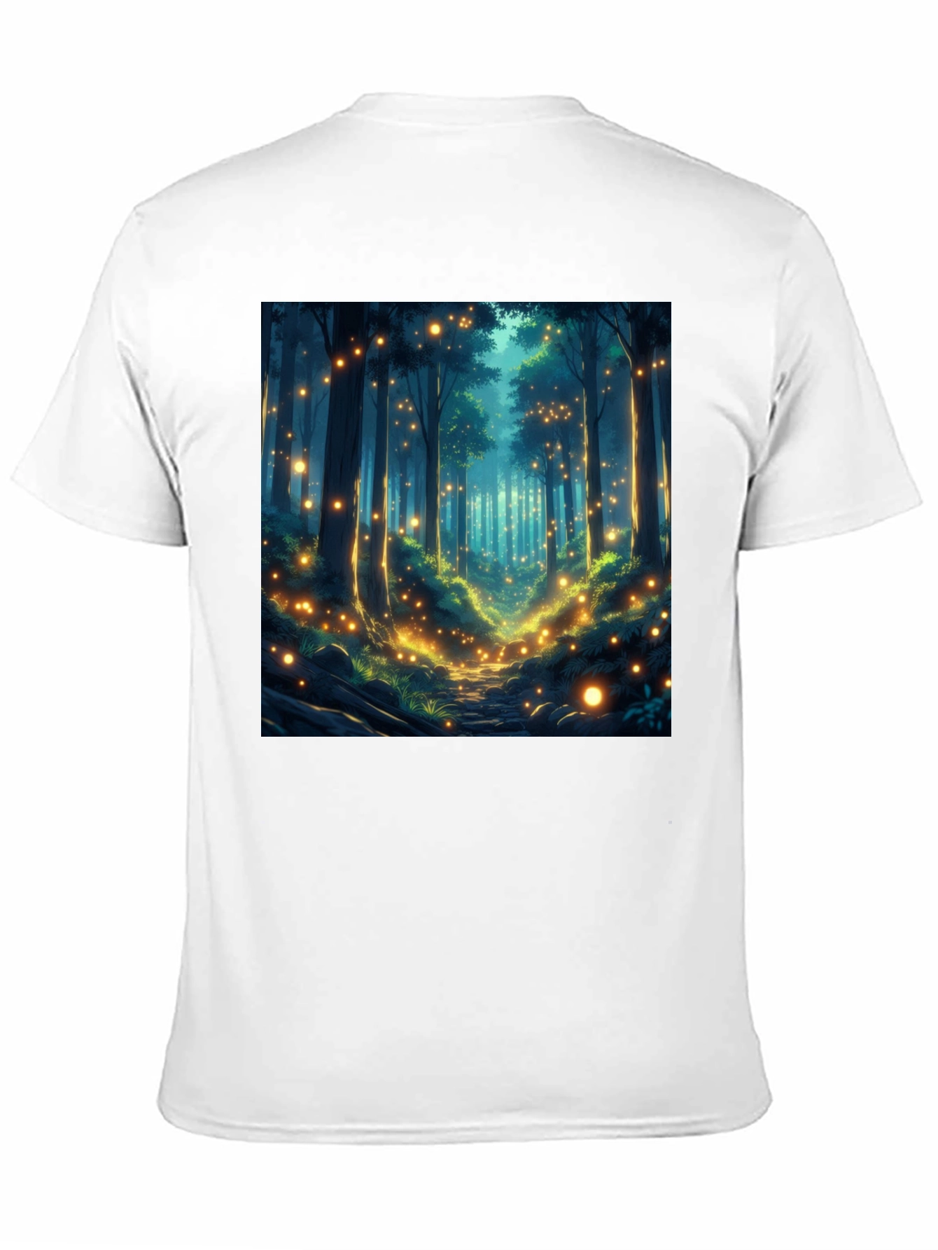 Enchanted Forest T-Shirt - Mystical Woodland Design