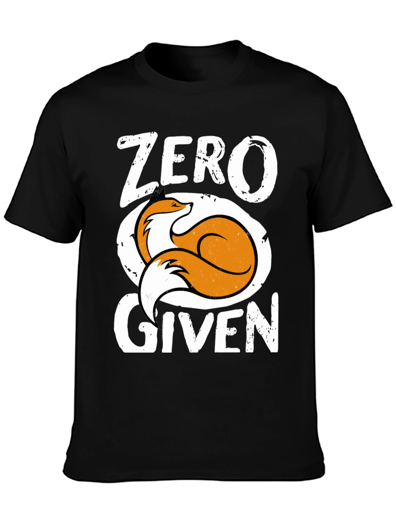 Zero Fox Given Graphic T-Shirt - Mens Black Tee