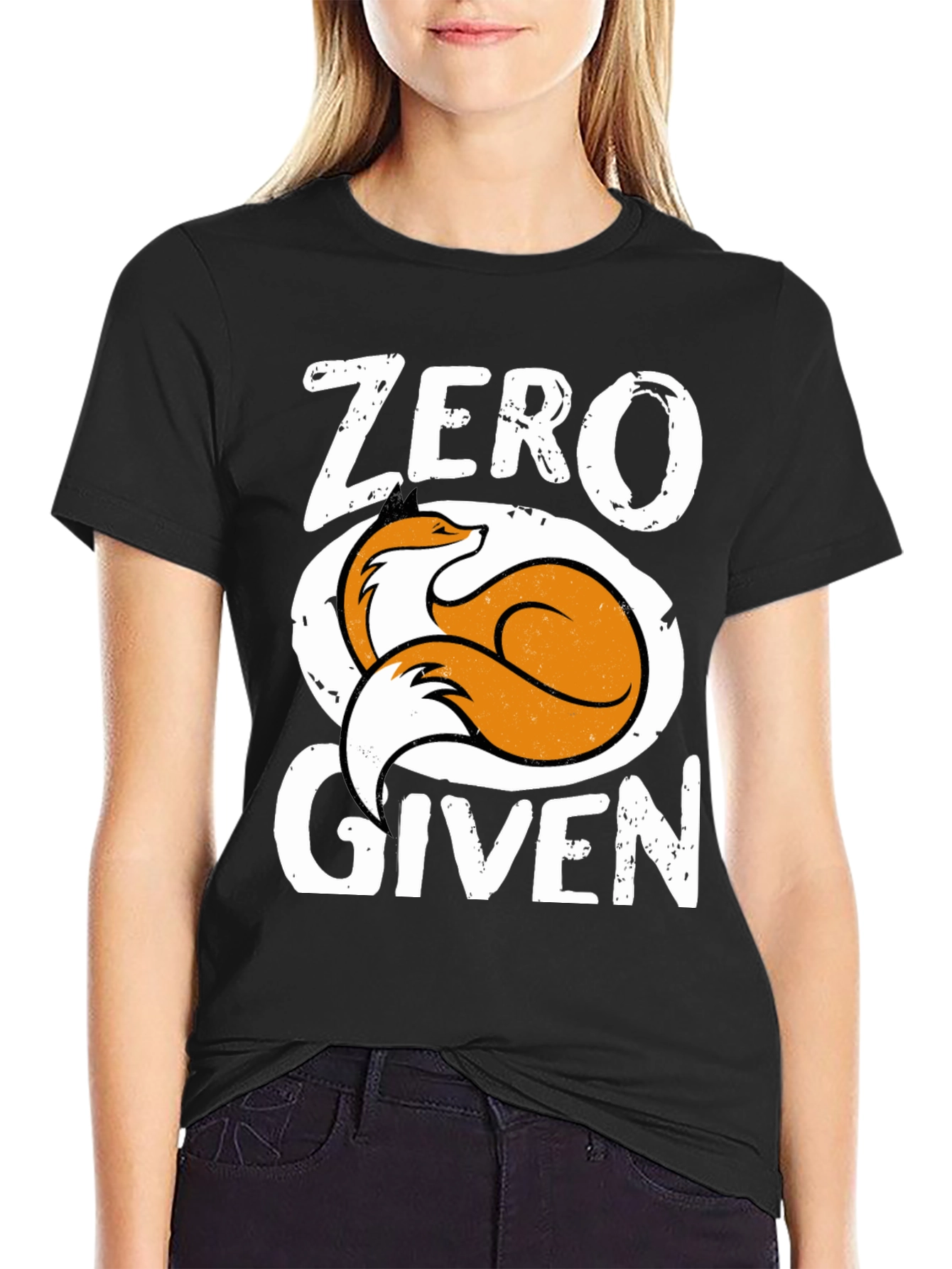 Zero Fox Given Graphic T-Shirt - Mens Black Tee