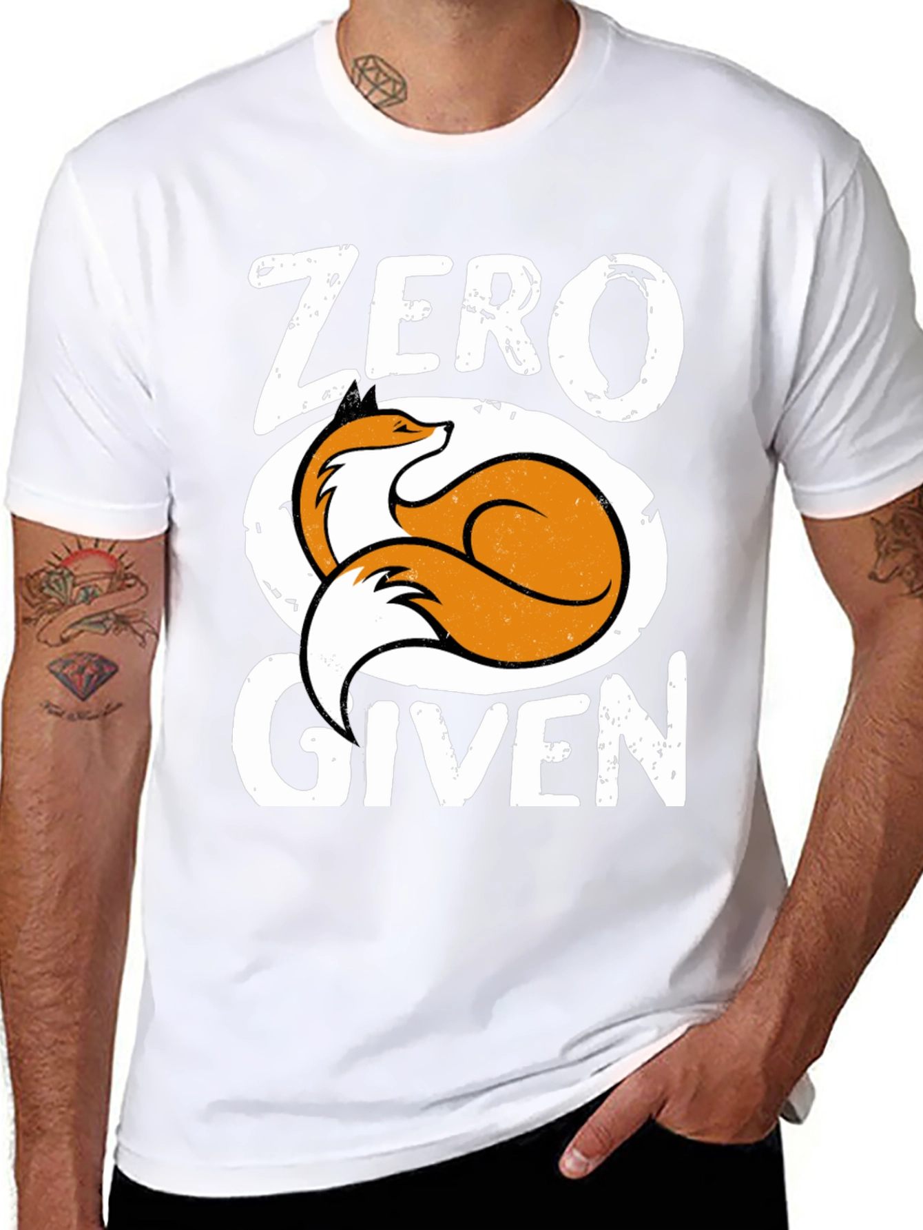 Zero Fox Given Graphic T-Shirt - Mens Black Tee