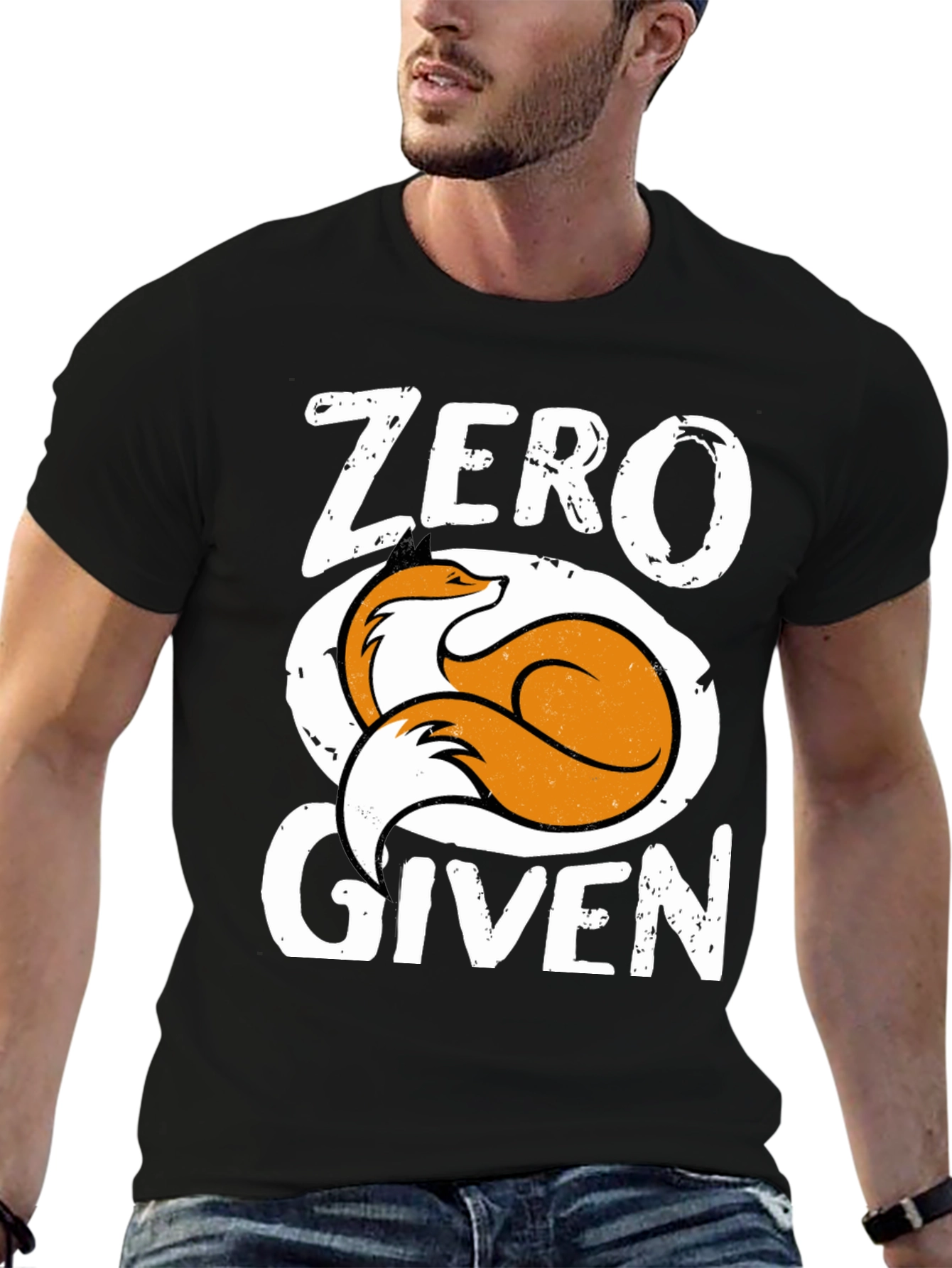Zero Fox Given Graphic T-Shirt - Mens Black Tee