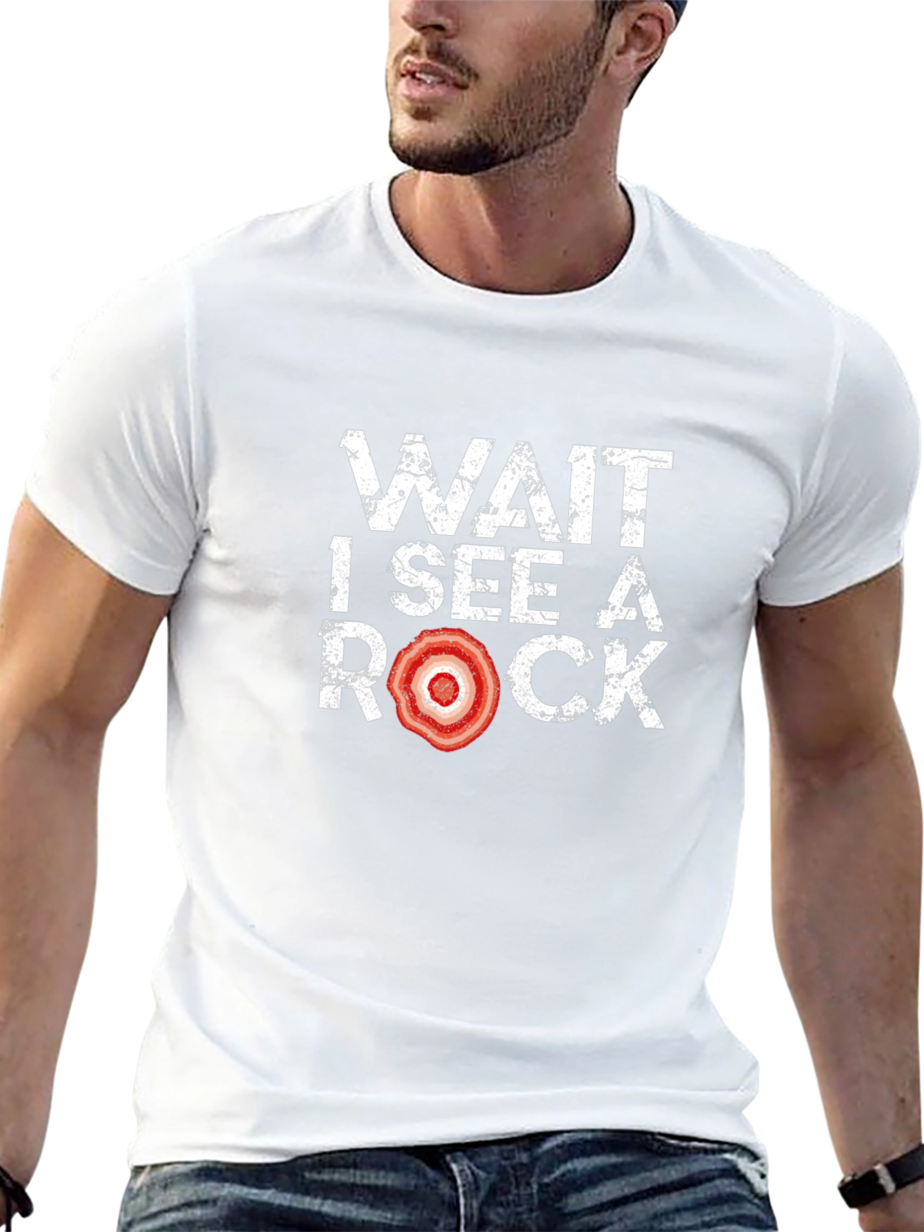 Wait I See a Rock Graphic Tee