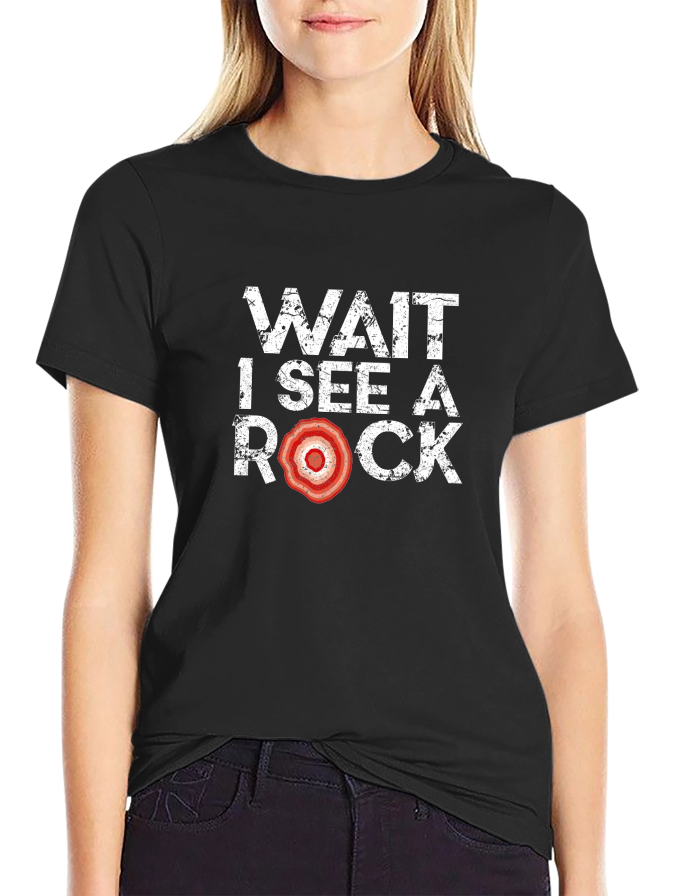 Wait I See a Rock Graphic Tee