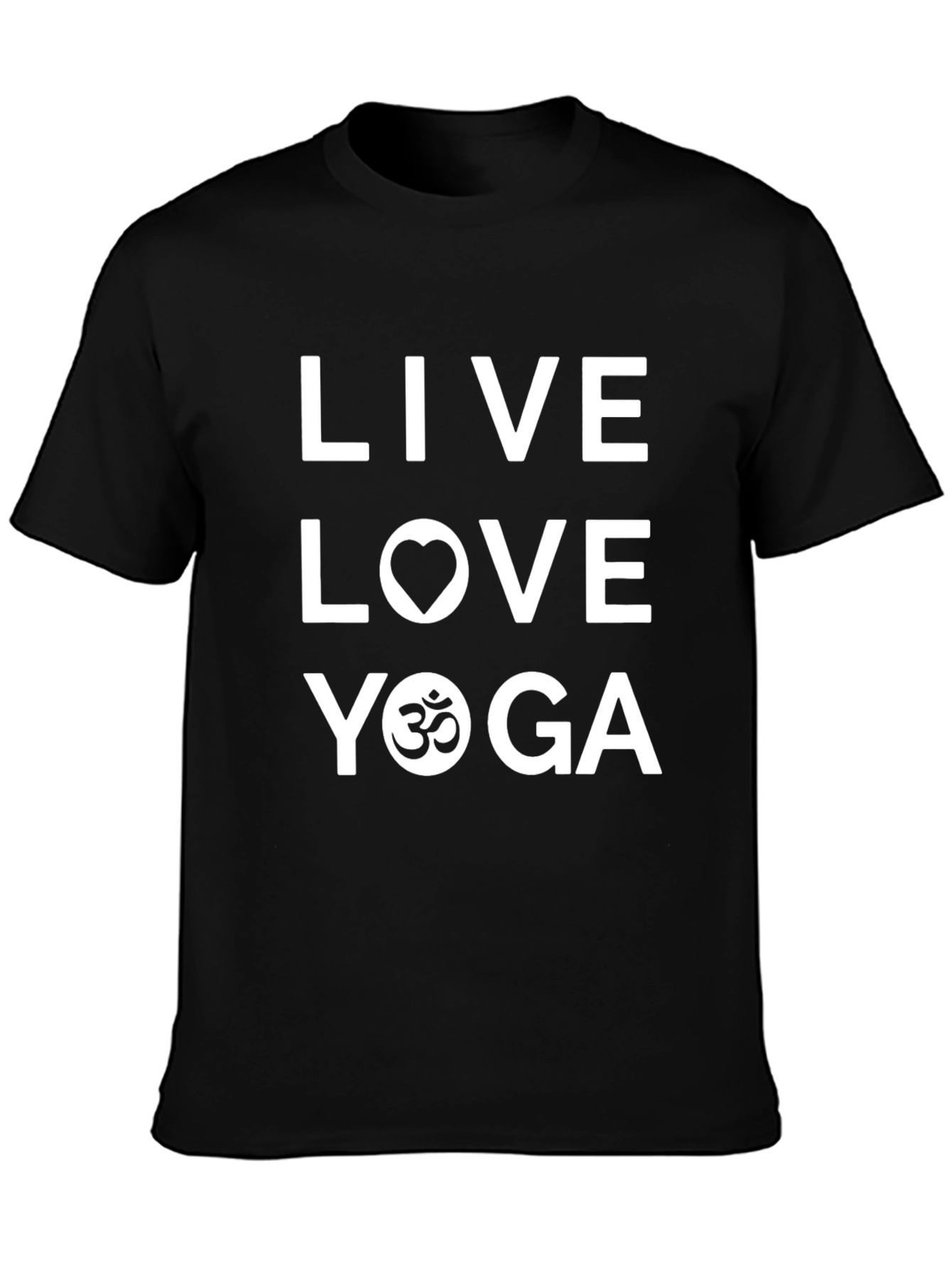 Live Love Yoga T-Shirt - Soft Cotton Blend