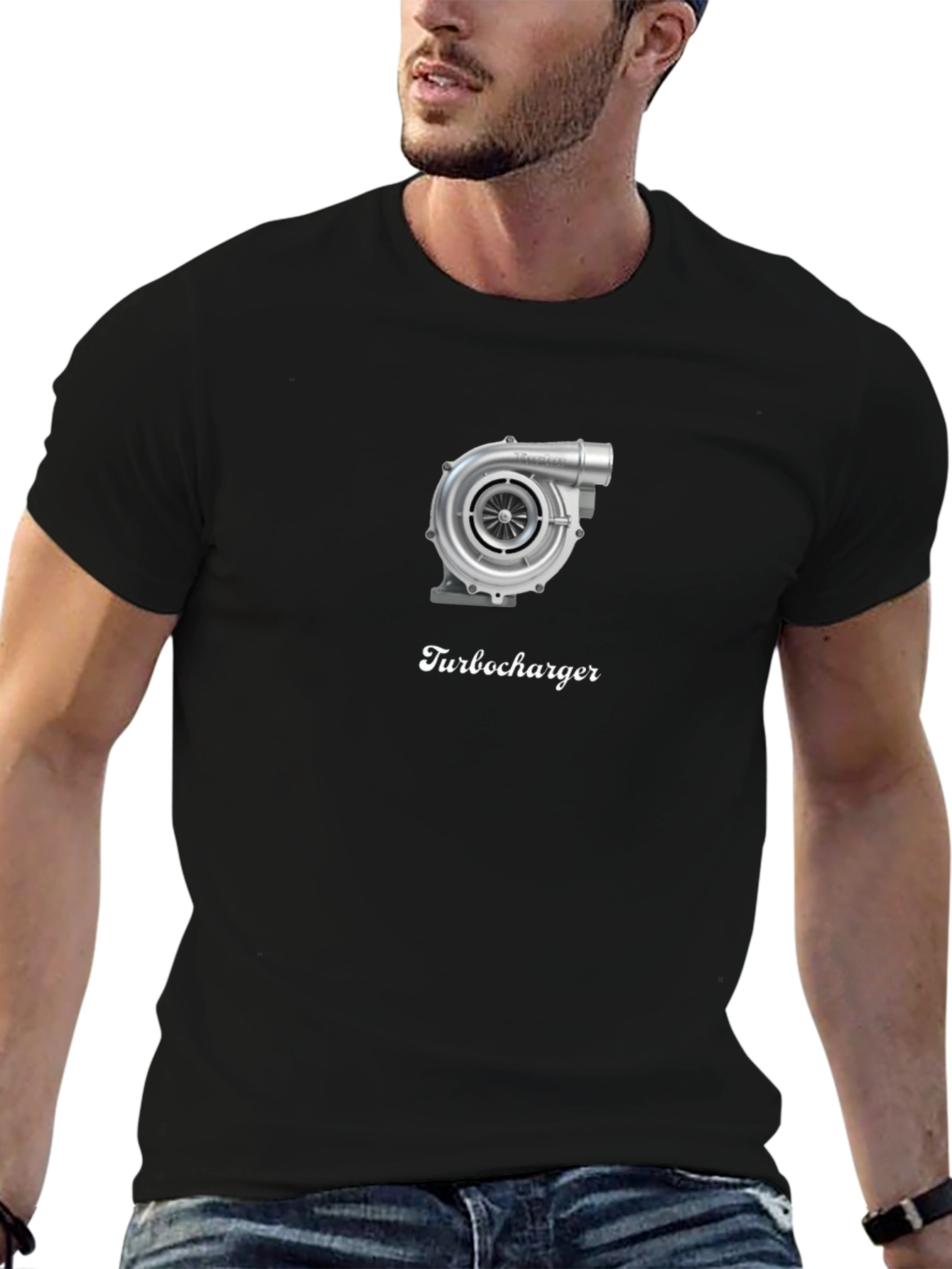 Turbocharger Graphic Tee - Mens Black T-Shirt