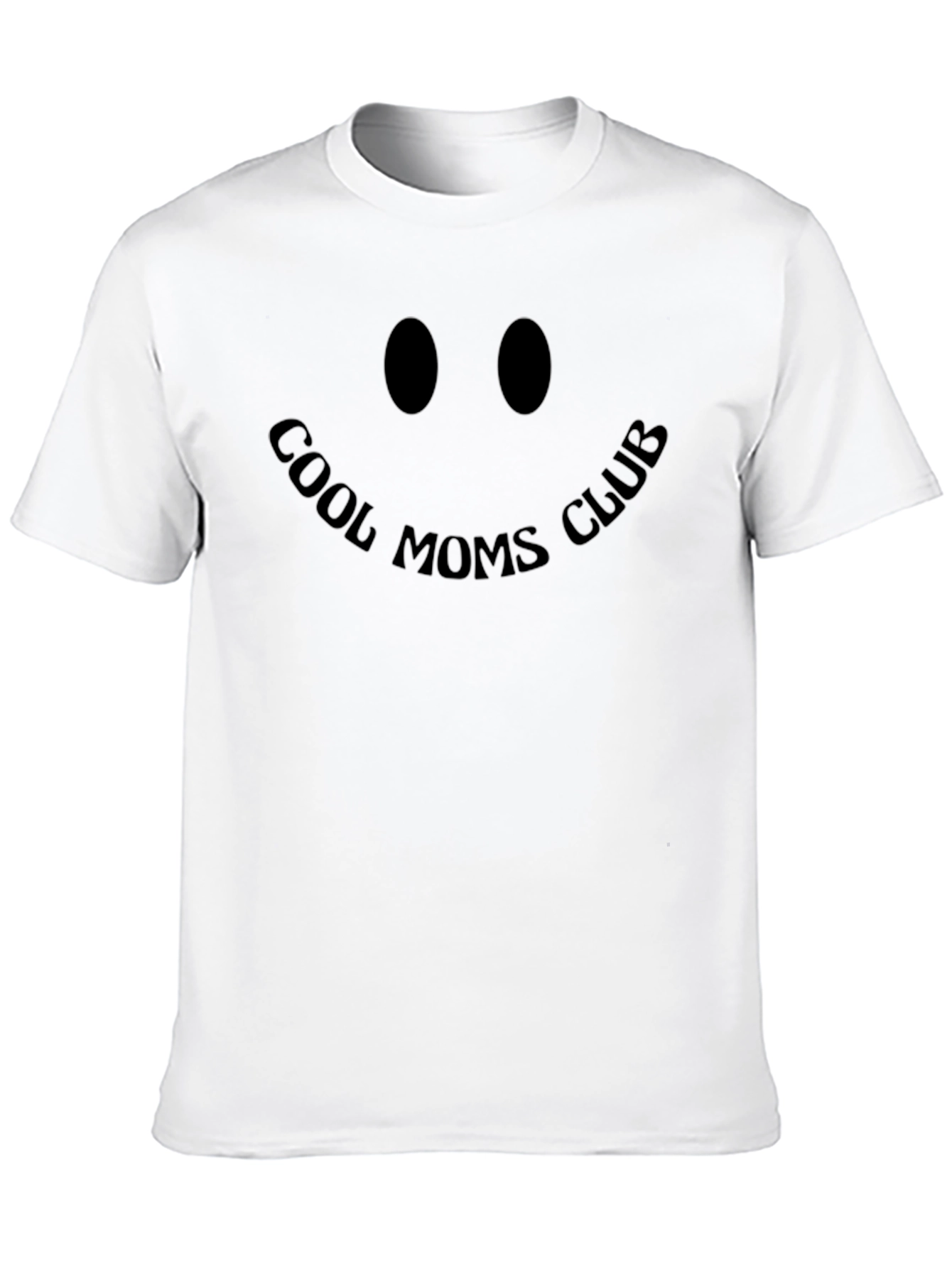 Cool Moms Club T-Shirt - Smiley Face Design