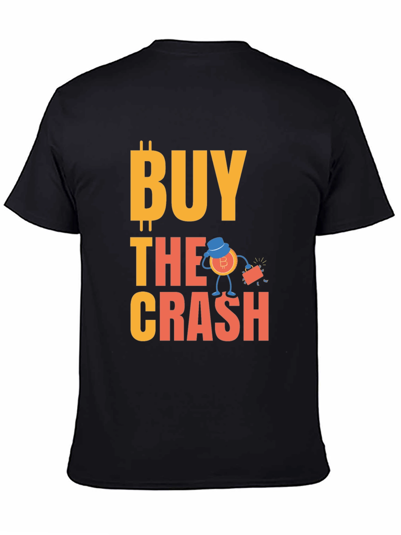 Buy the Crash Bitcoin Crypto T-Shirt
