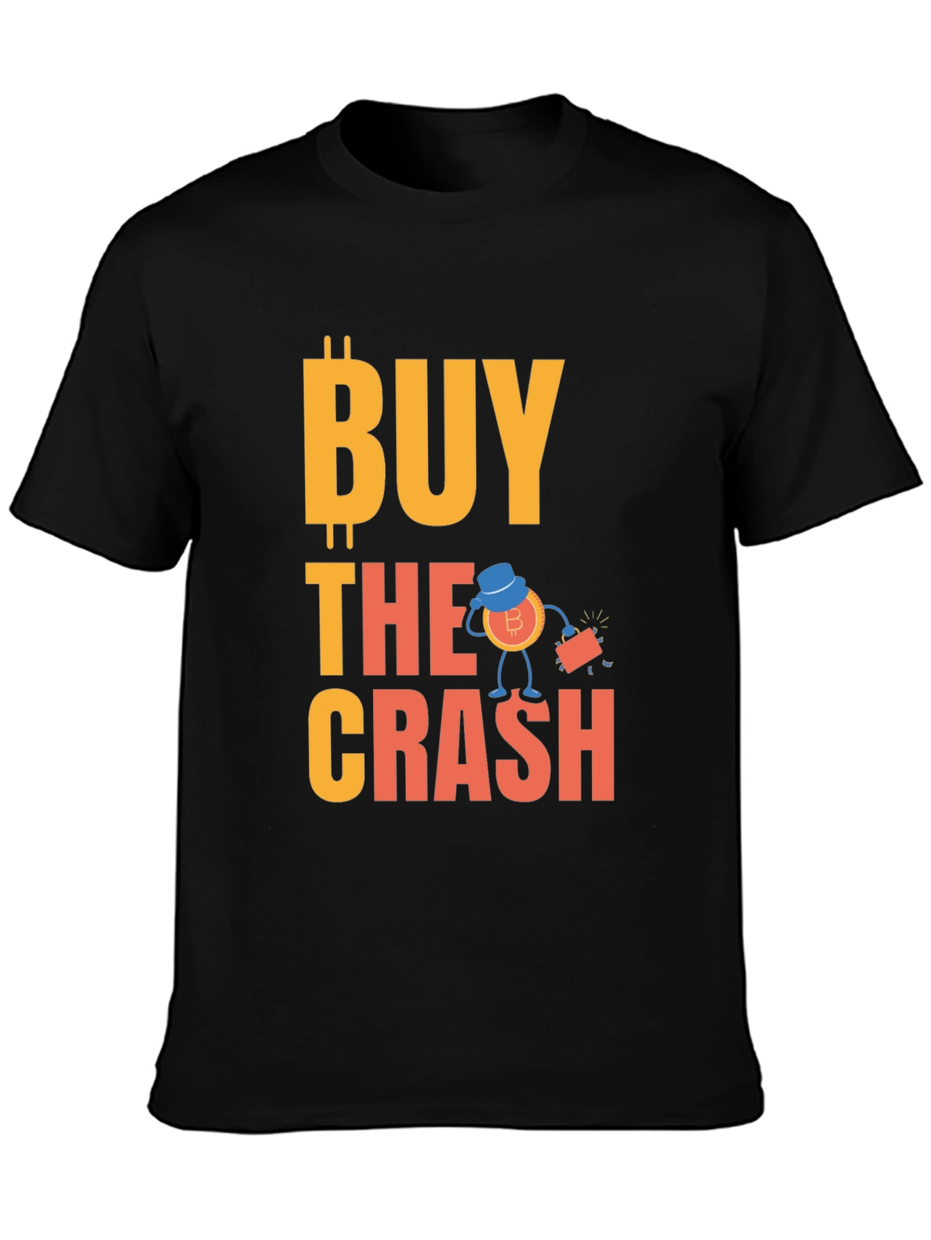 Buy the Crash Bitcoin Crypto T-Shirt