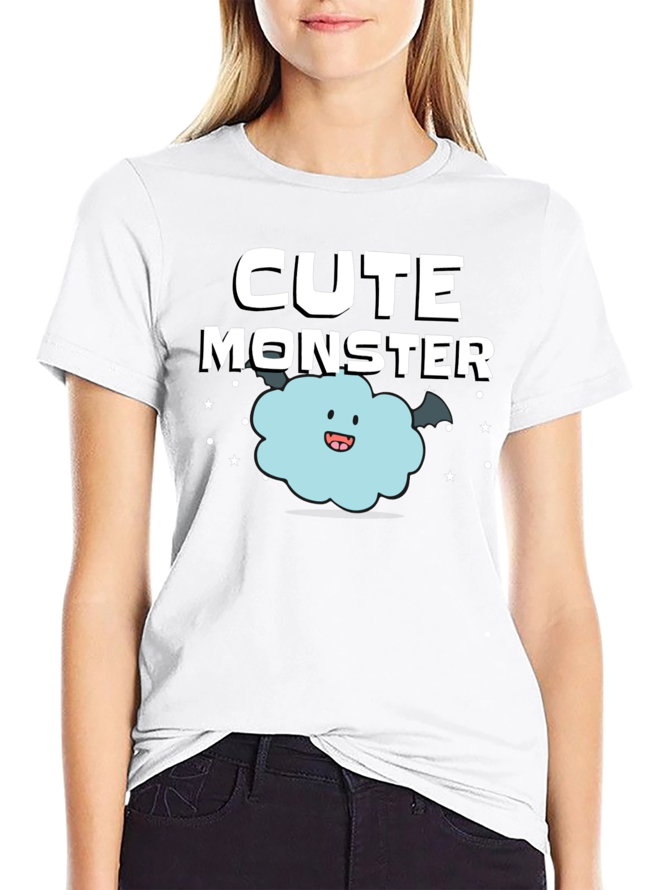 Cute Monster Graphic T-Shirt - Fun & Stylish