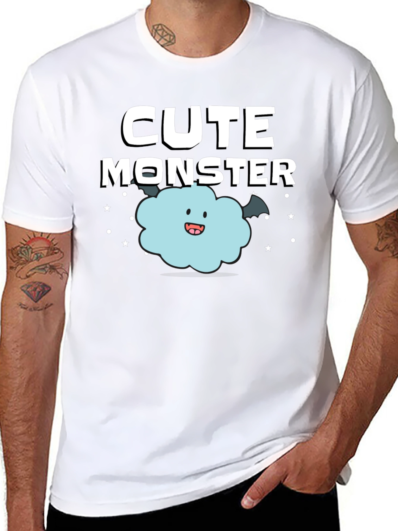 Cute Monster Graphic T-Shirt - Fun & Stylish